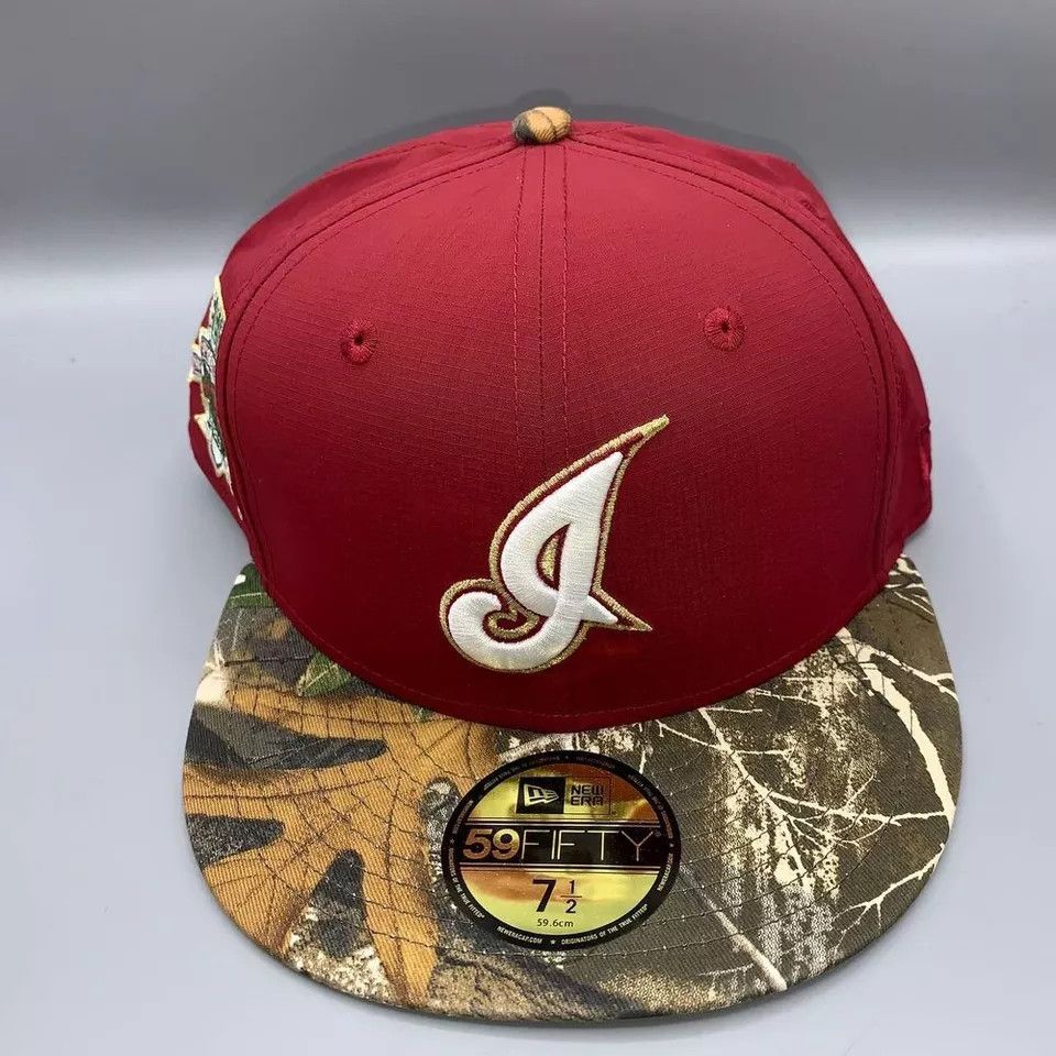 New Era Cleveland Indians Guardians Hat Men 7 1/2 Realtree Fitted Size ONE SIZE - 2 Thumbnail