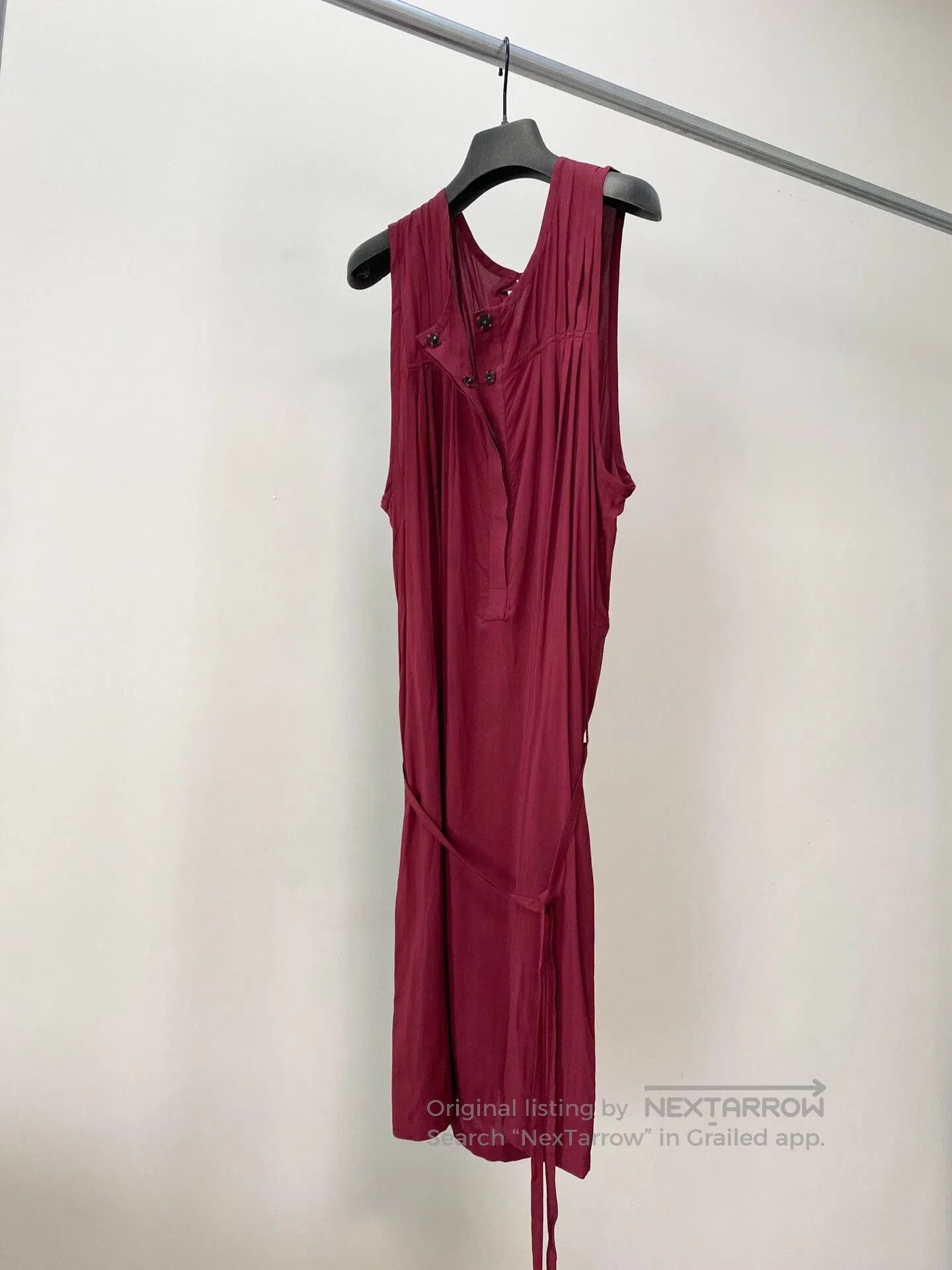 Ann Demeulemeester Ann Demeulemeester Tie Belt Button Dress. Size S / US 4 / IT 40 - 1 Thumbnail