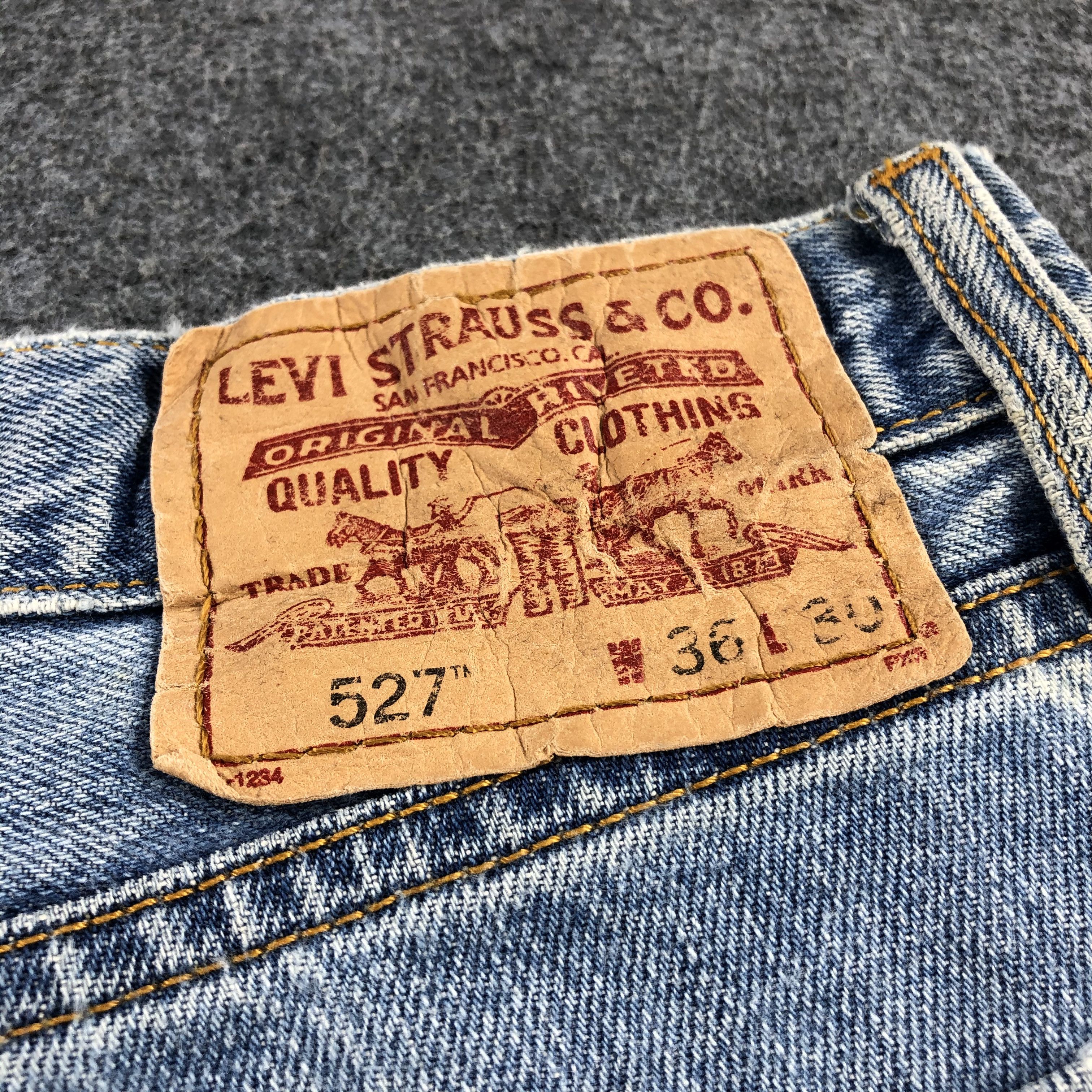 Levi's Vintage Light Wash Levis 527 Jeans-J1983 Size US 36 / EU 52 - 5 Thumbnail