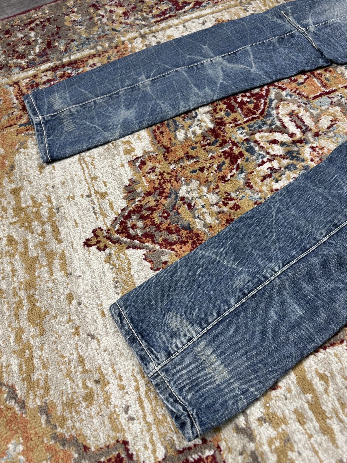 Acne Studios × Our Legacy × Vintage ᶠᵃⁿᶜʸᵍᵘʸ BNWT Y2K Baggy Washed Denim Jeans Wide leg vintage Size US 28 / EU 44 - 9 Thumbnail