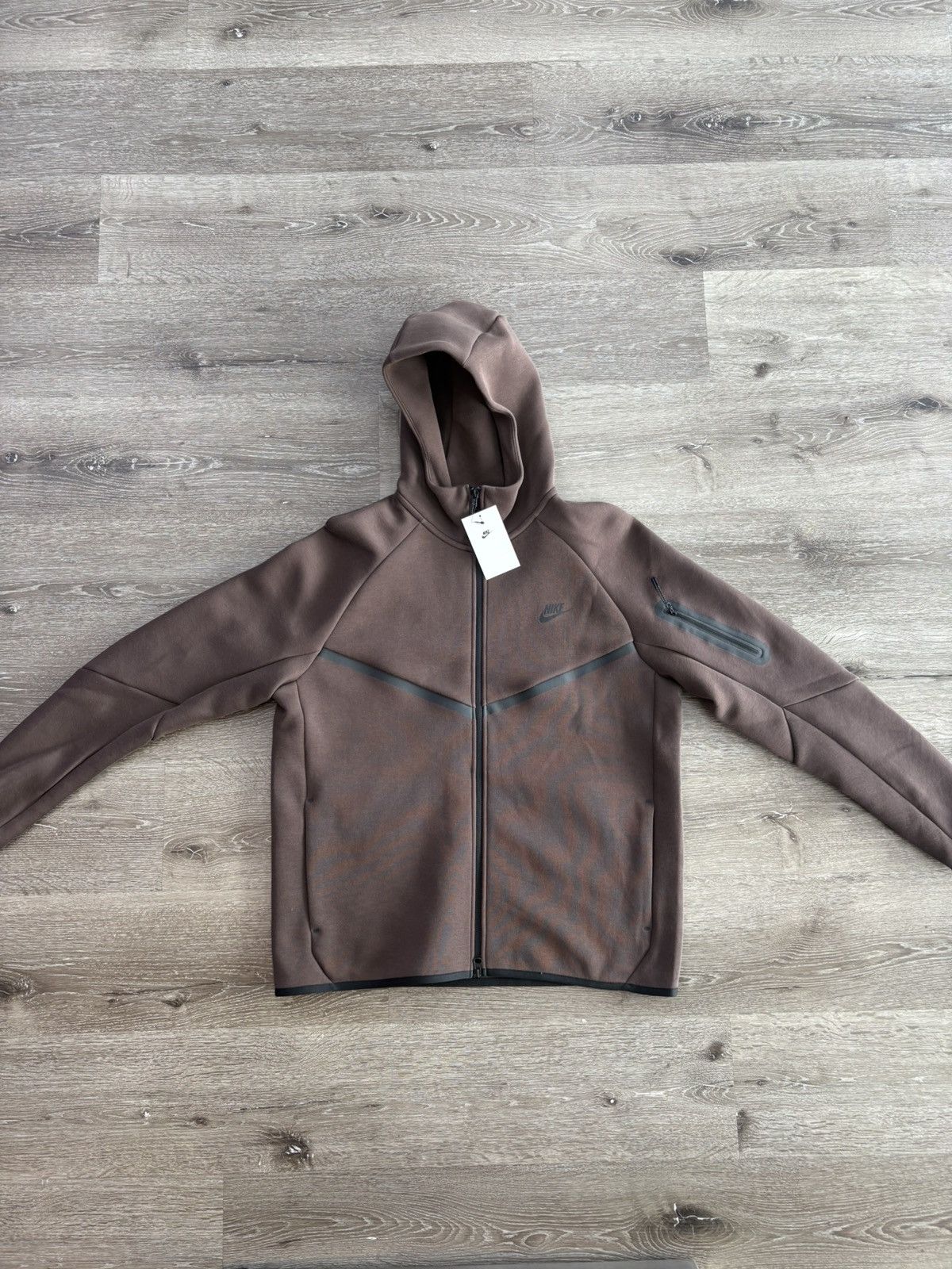 Nike Nike Sportswear “Tech Fleece” Full-Zip Hoodie(Baroque Brown) Size US L / EU 52-54 / 3 - 1 Thumbnail