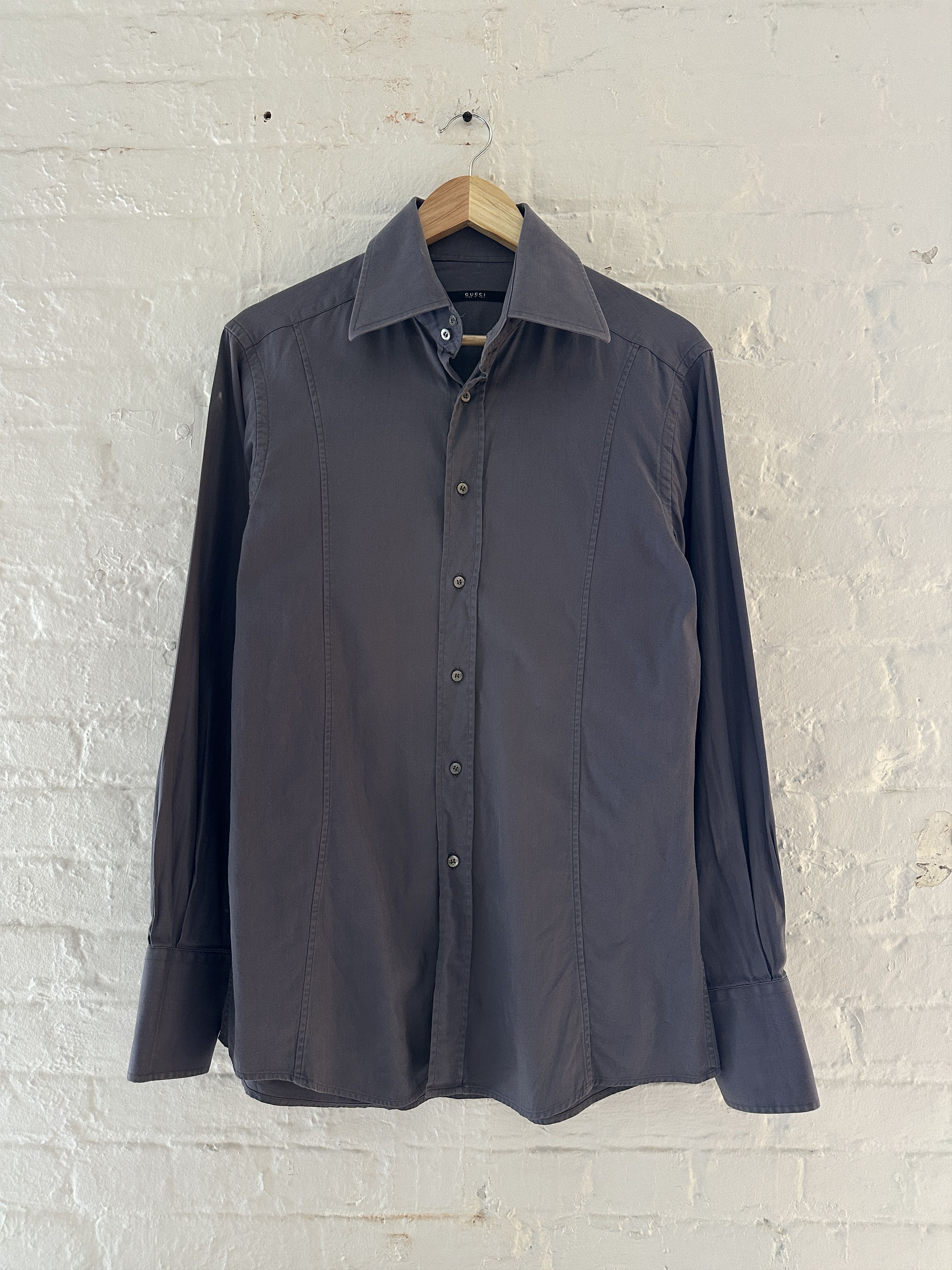 Gucci Gucci by Tom Ford Darted Button Up Shirt Size US S / EU 44-46 / 1 - 1 Thumbnail