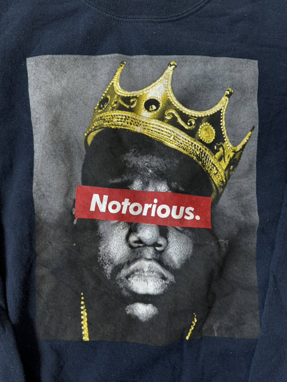 Band Tees × Rap Tees × Vintage Vintage NOTORIUS BIG SWT01 Size US XL / EU 56 / 4 - 2 Thumbnail