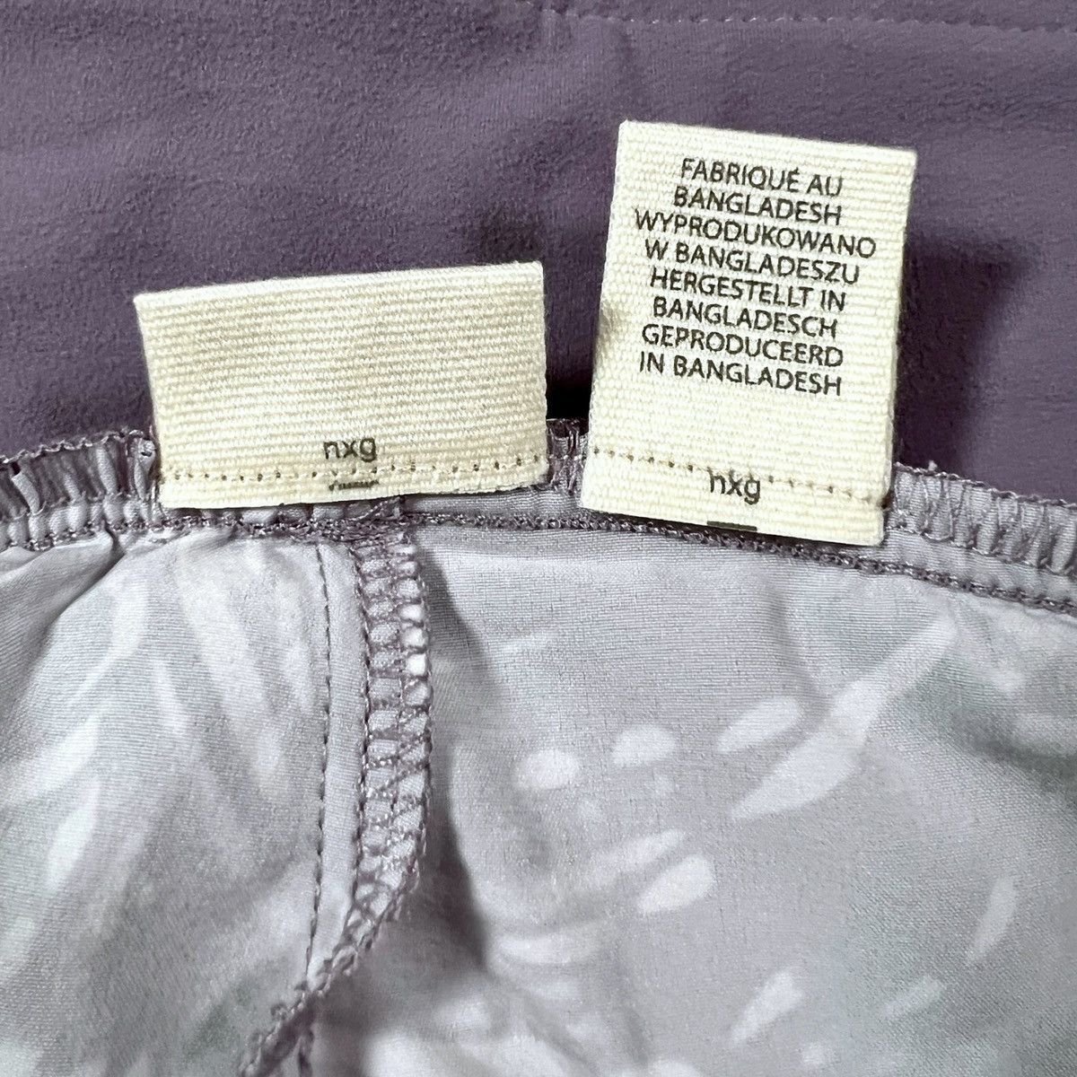 Other Aspen Purple Printed Mesh Hem 4 Pockets Shorts Sz XL Size 35" - 14 Thumbnail