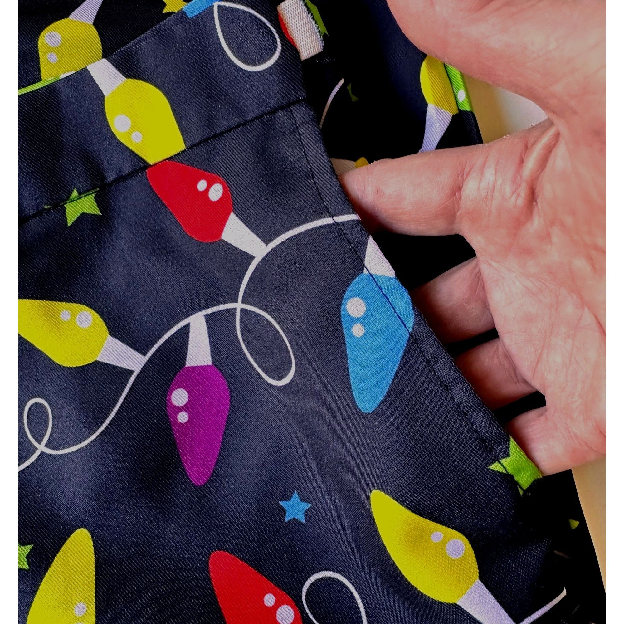 Other You Look Ugly Today Christmas Lights Pants XXL Black Holiday Size US 44 / EU 60 - 8 Thumbnail