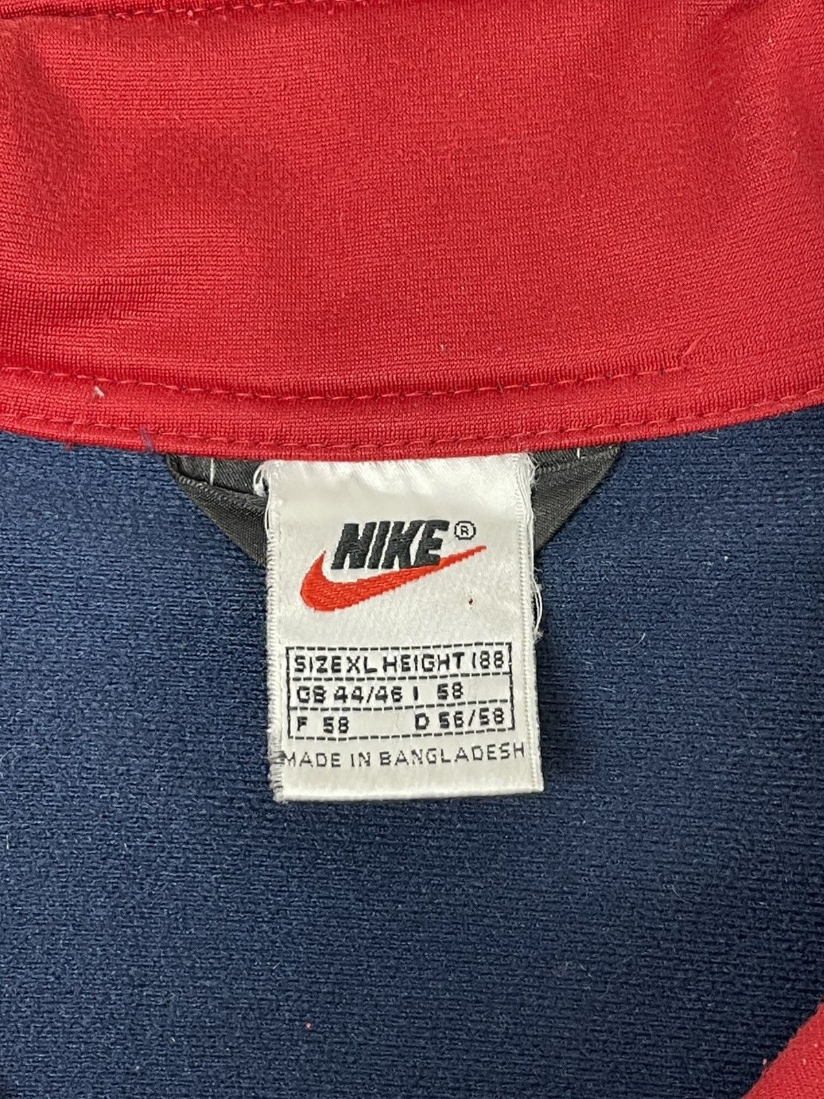 Nike × Vintage Vintage Y2k Nike Track Top Jacket Streetwear Size US XL / EU 56 / 4 - 6 Thumbnail