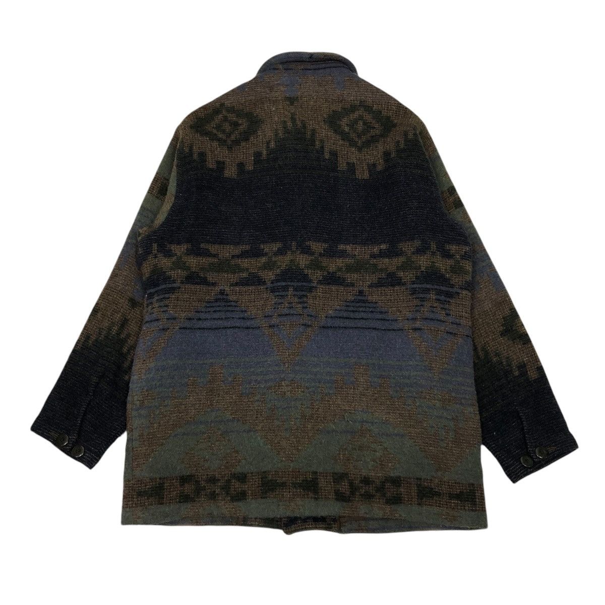 L.L. Bean 🔥VINTAGE WOOL CHORE WORK JACKET L.L.BEAN NAVAJO AZTEC NATIVE Size US M / EU 48-50 / 2 - 2 Thumbnail