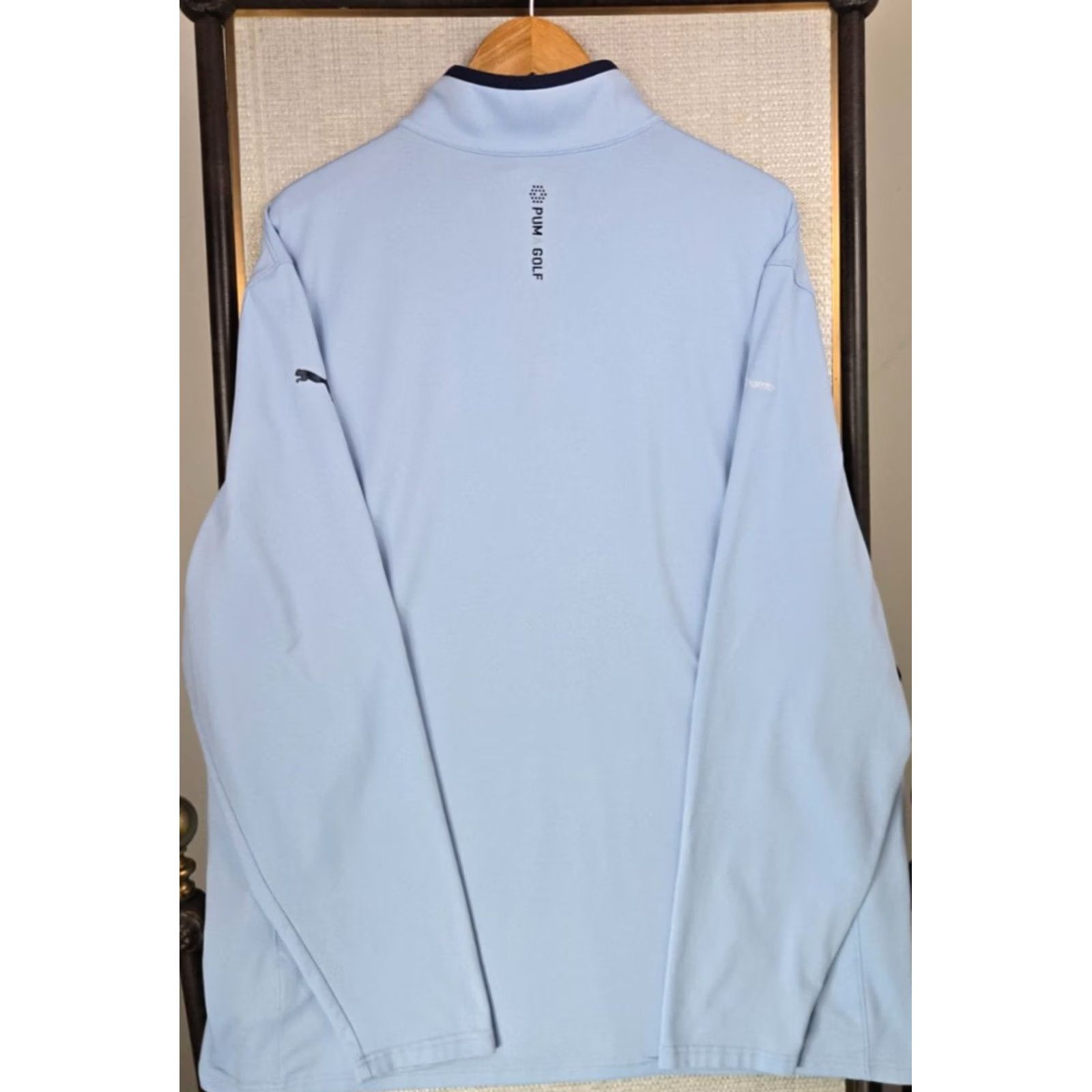 Puma PUMA Pullover Mens 2XL Blue THE PLAYERS Zip Cloud Spun Performance Sawgrass Size US XXL / EU 58 / 5 - 6 Thumbnail