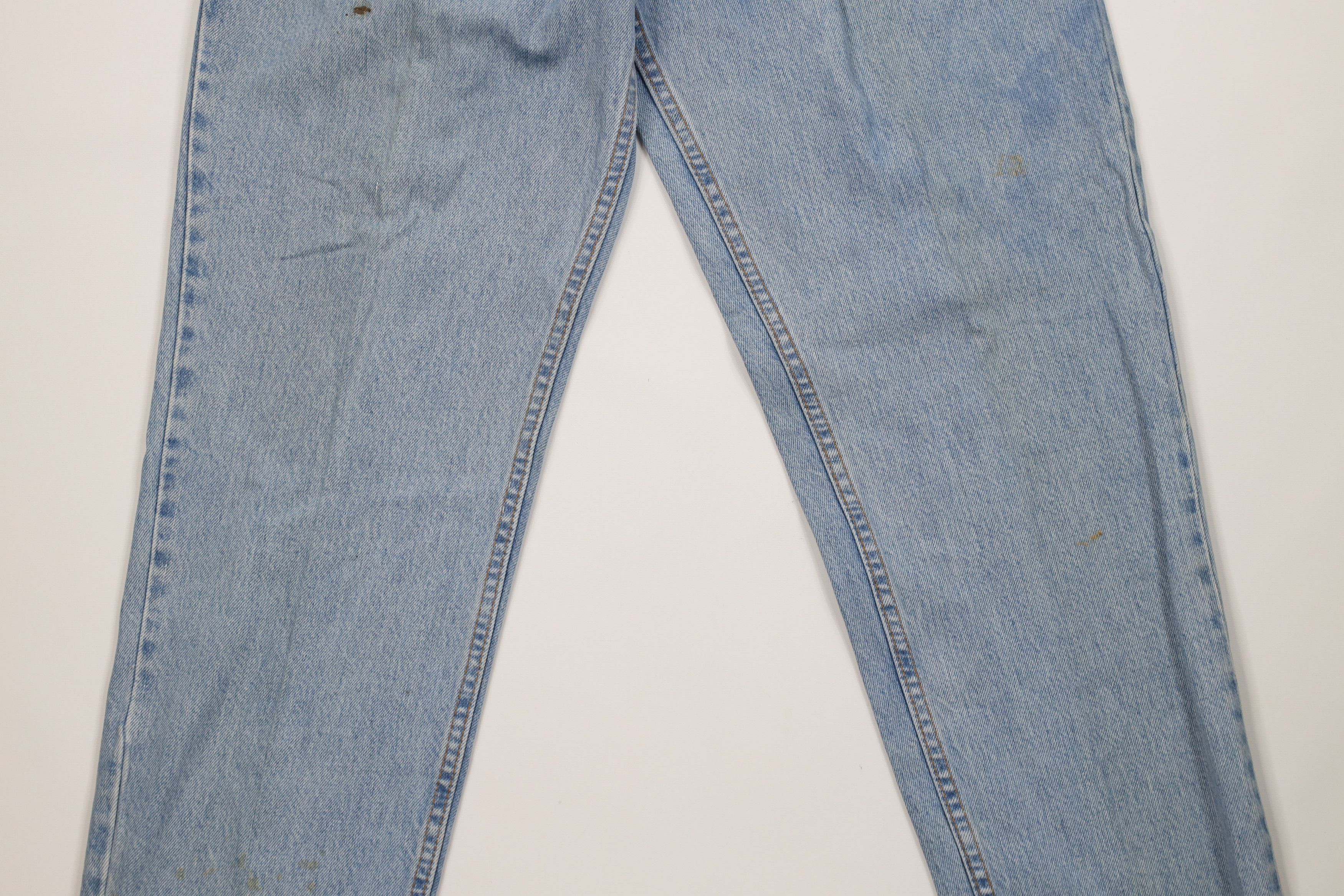 Levi's Vintage 90s Levis 550 Relaxed Tapered Leg Denim Jeans USA Size 36" / US 14 / IT 50 - 3 Thumbnail