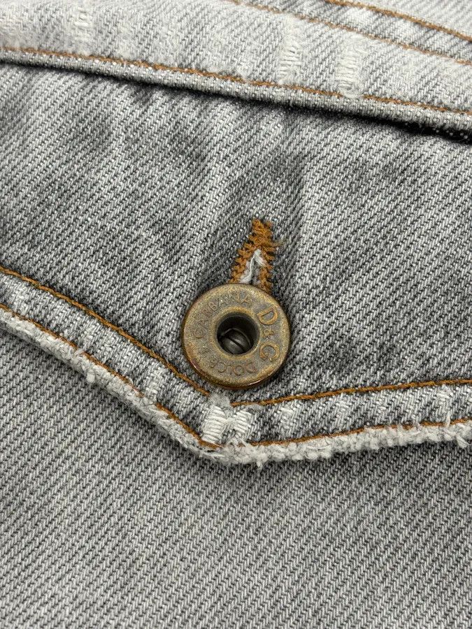 Dolce & Gabbana AW2004 Dolce & Gabbana Grey Distressed Multipocket Denim Jeans Size US 34 / EU 50 - 9 Thumbnail