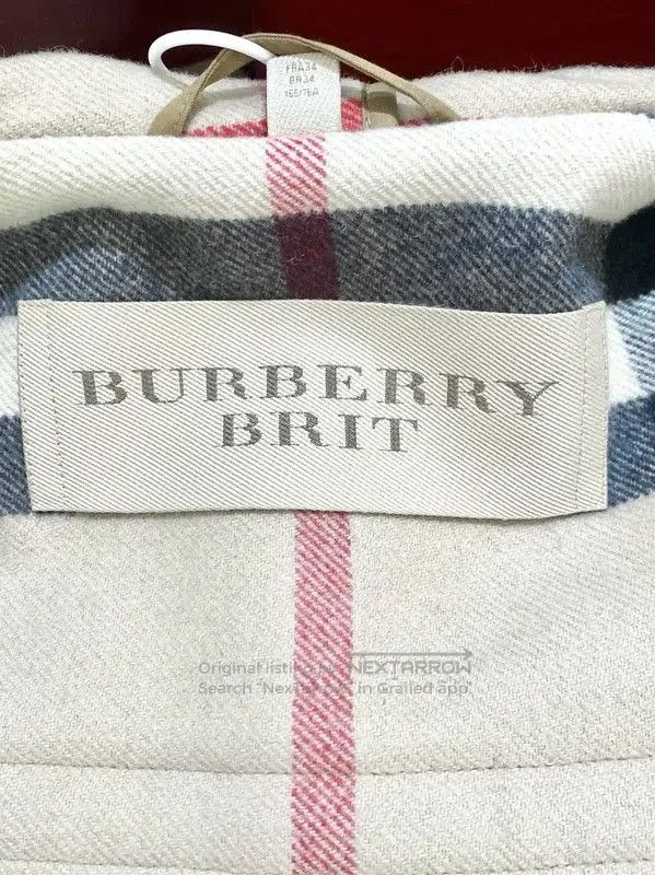 Burberry Burberry Brown Cotton Women's Coat. Size XS / US 0-2 / IT 36-38 - 4 Thumbnail