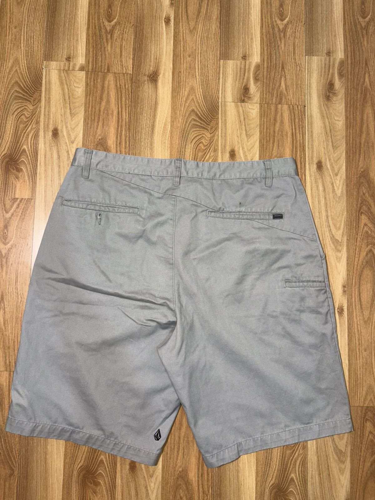 Volcom Volcom Stone Chino Shorts Gray Regular Fit Skate Gorpcore Size US 38 / EU 54 - 2 Thumbnail