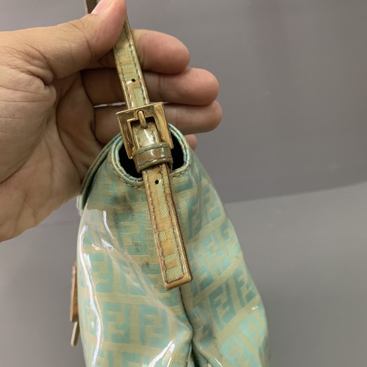 Fendi Fendi Zucchino Baguette Bag Size ONE SIZE - 10 Thumbnail