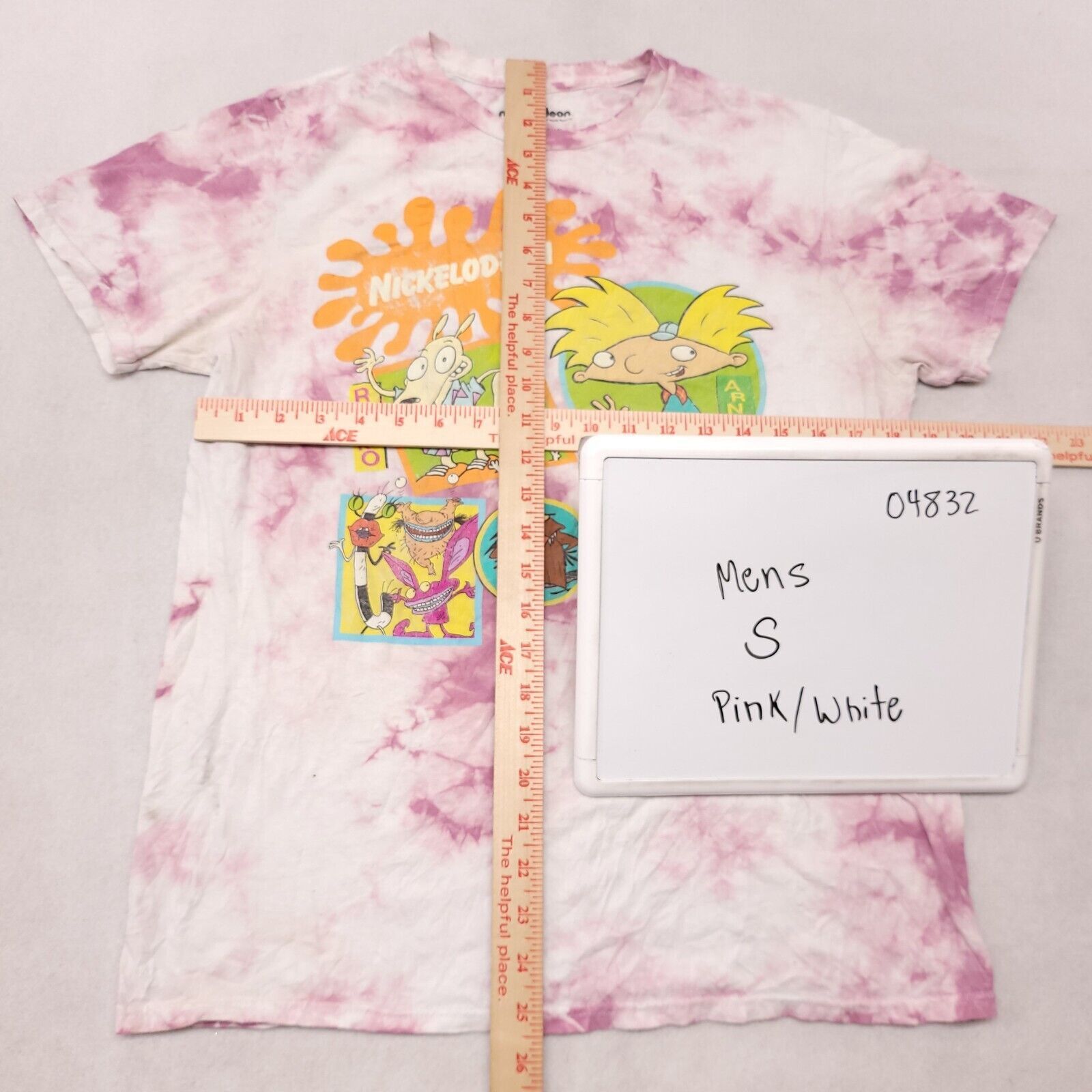 Nickelodeon Nickelodeon Pullover T Shirt Adult Mens Size Medium M Pink Size US M / EU 48-50 / 2 - 10 Thumbnail