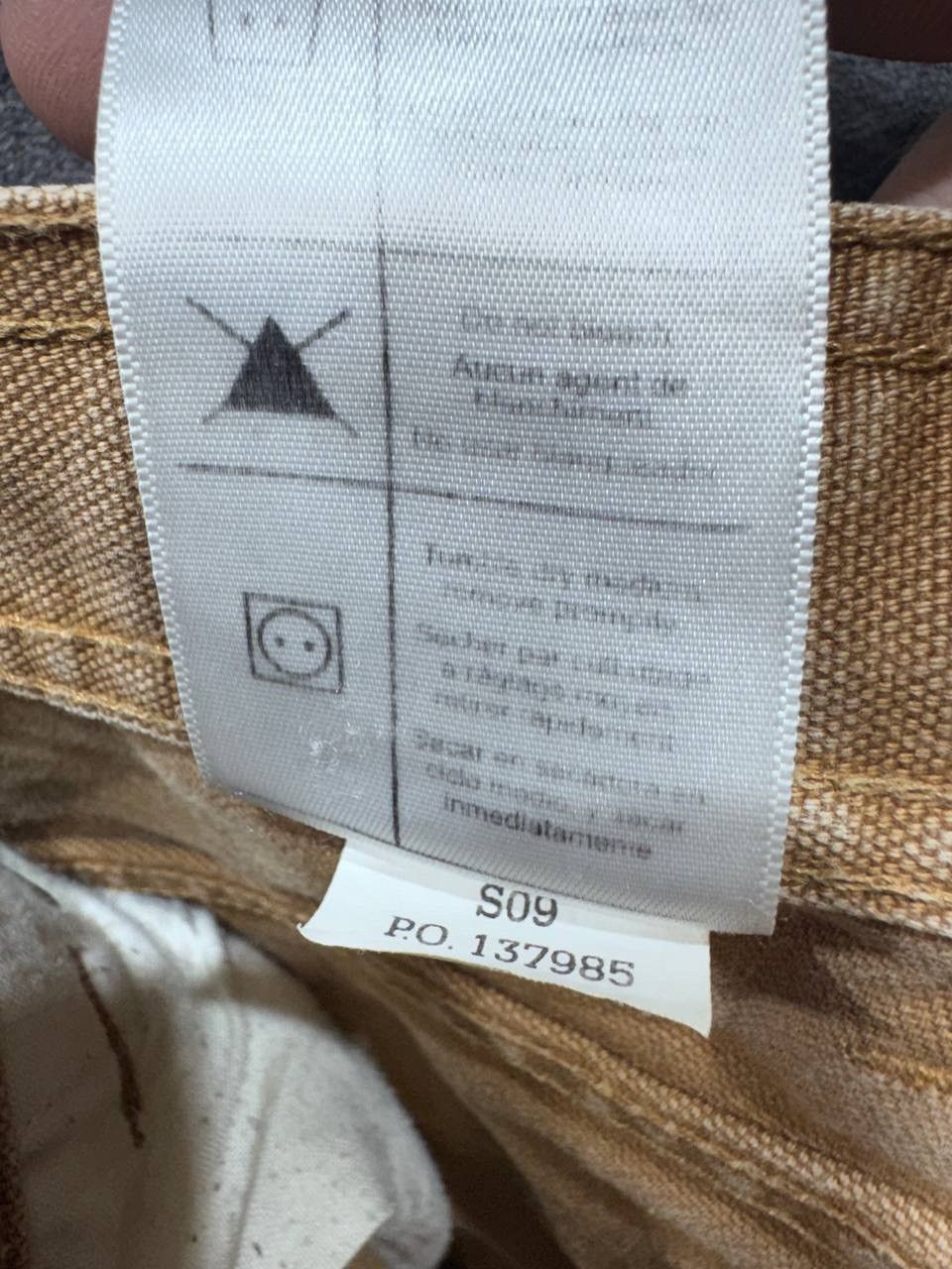 Carhartt Carhartt EB219 Tan Brown Cargo Double Knee Work Pants Size US 30 / EU 46 - 22 Thumbnail