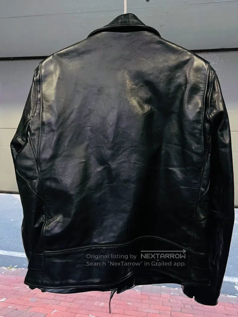 Schott Schott NYC Black Star cable-stayed leather jacket Size US XL / EU 56 / 4 - 4 Thumbnail