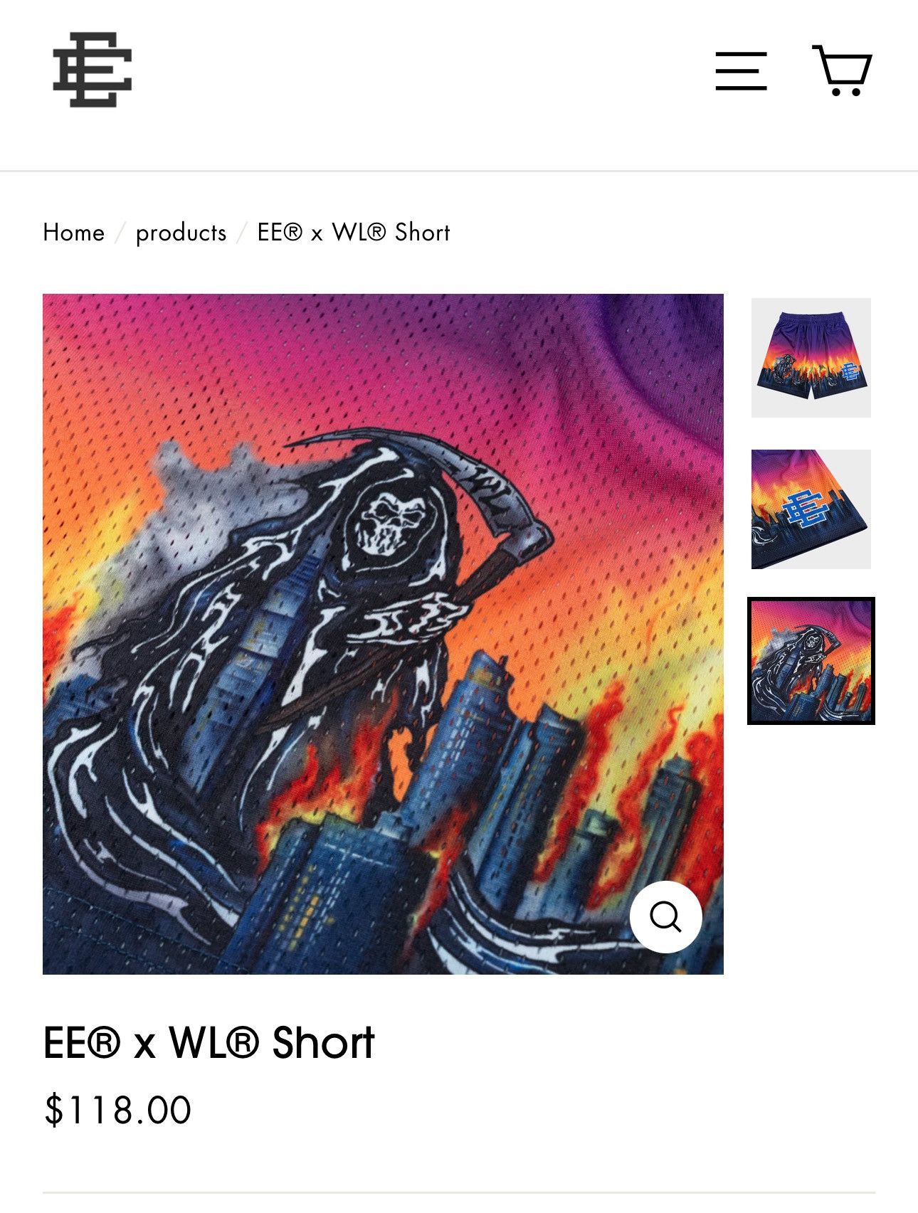 Eric Emanuel × Warren Lotas NEW Eric Emanuel x Warren Lotas Shorts Large Size US 34 / EU 50 - 11 Thumbnail