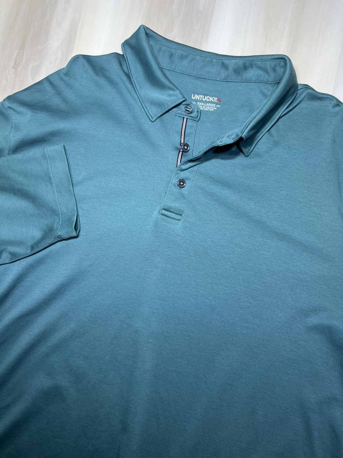 UNTUCKit UNTUCKit Mens 3XL Damaschino Long Sleeve Polo Shirt Reg Fit Size US XXL / EU 58 / 5 - 1 Thumbnail