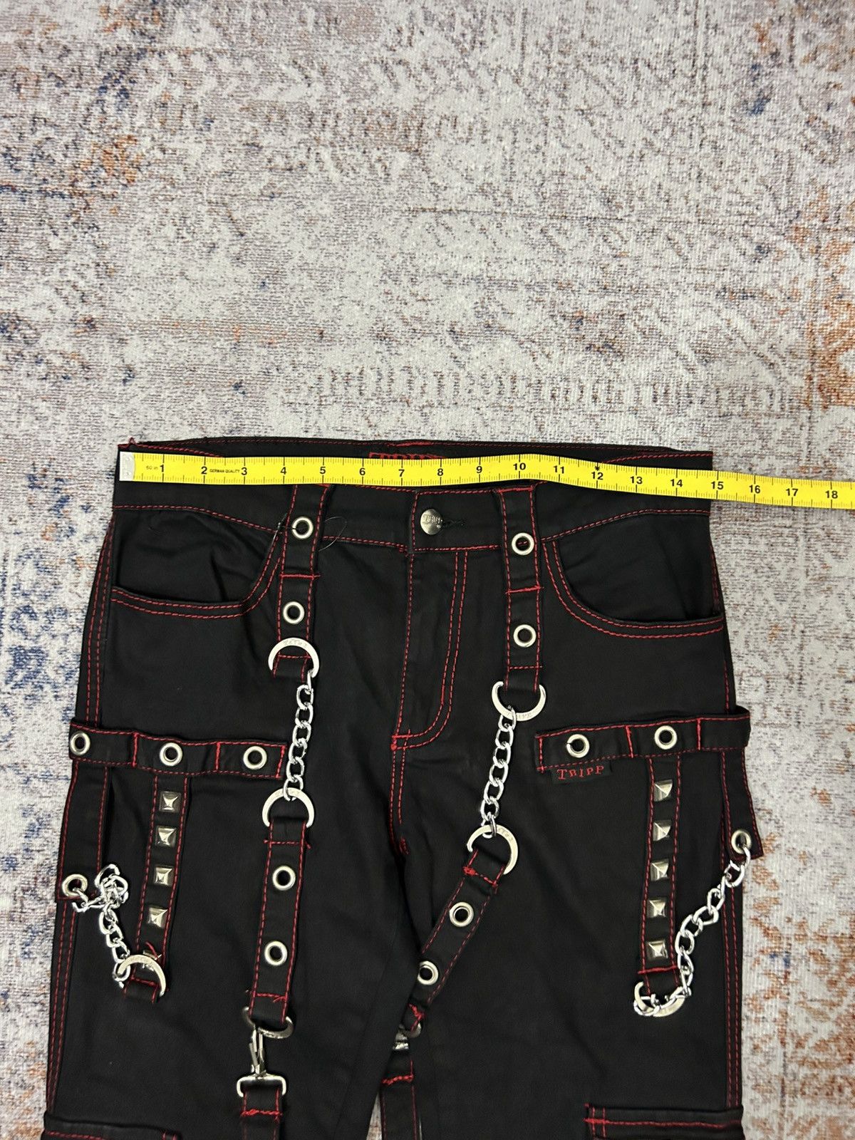 Tripp NYC Bondage Studded Pants