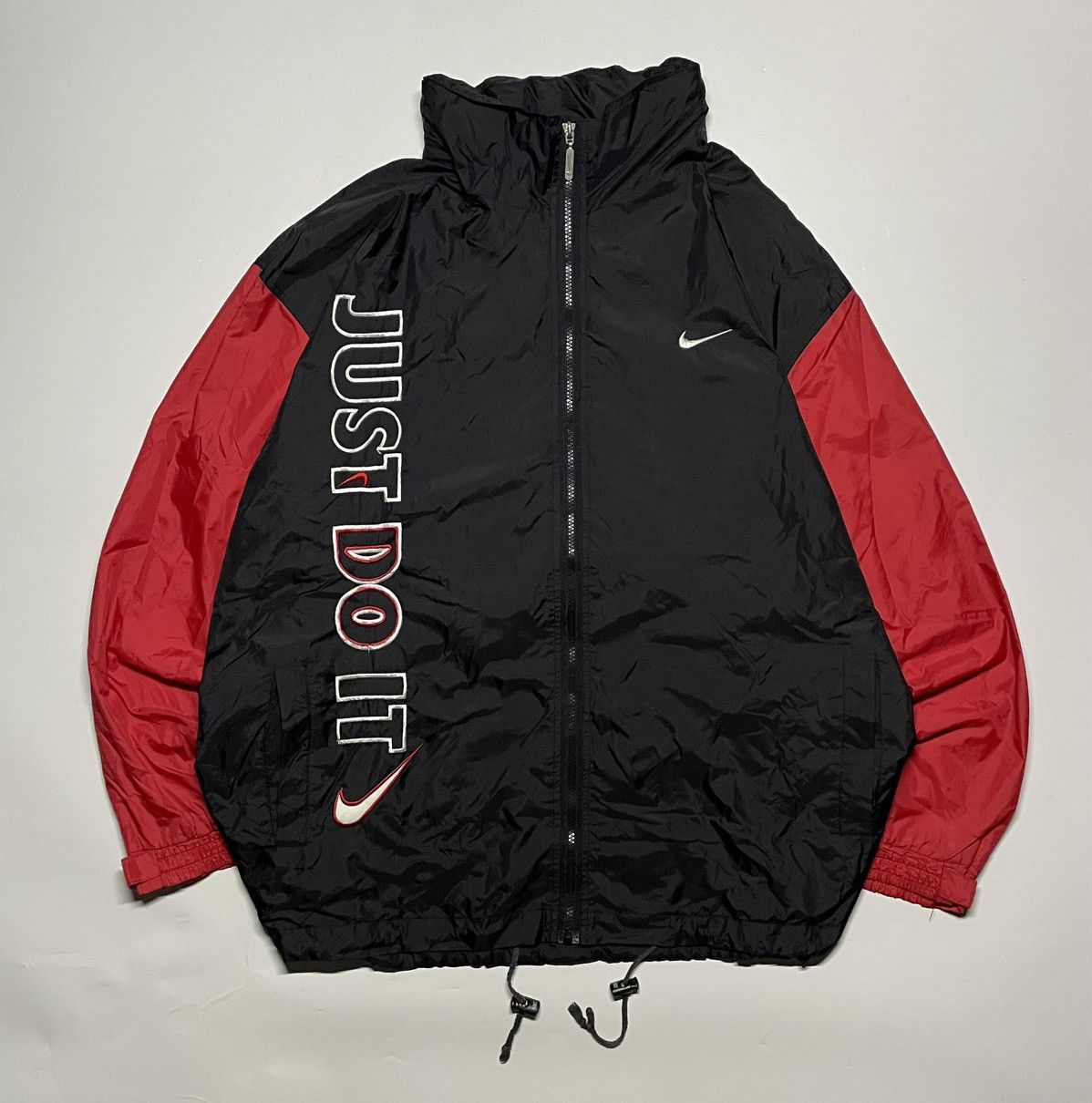 Nike × Vintage Nike Premier Just Do it Hidden hooded vintage jacket Size US L / EU 52-54 / 3 - 8 Thumbnail