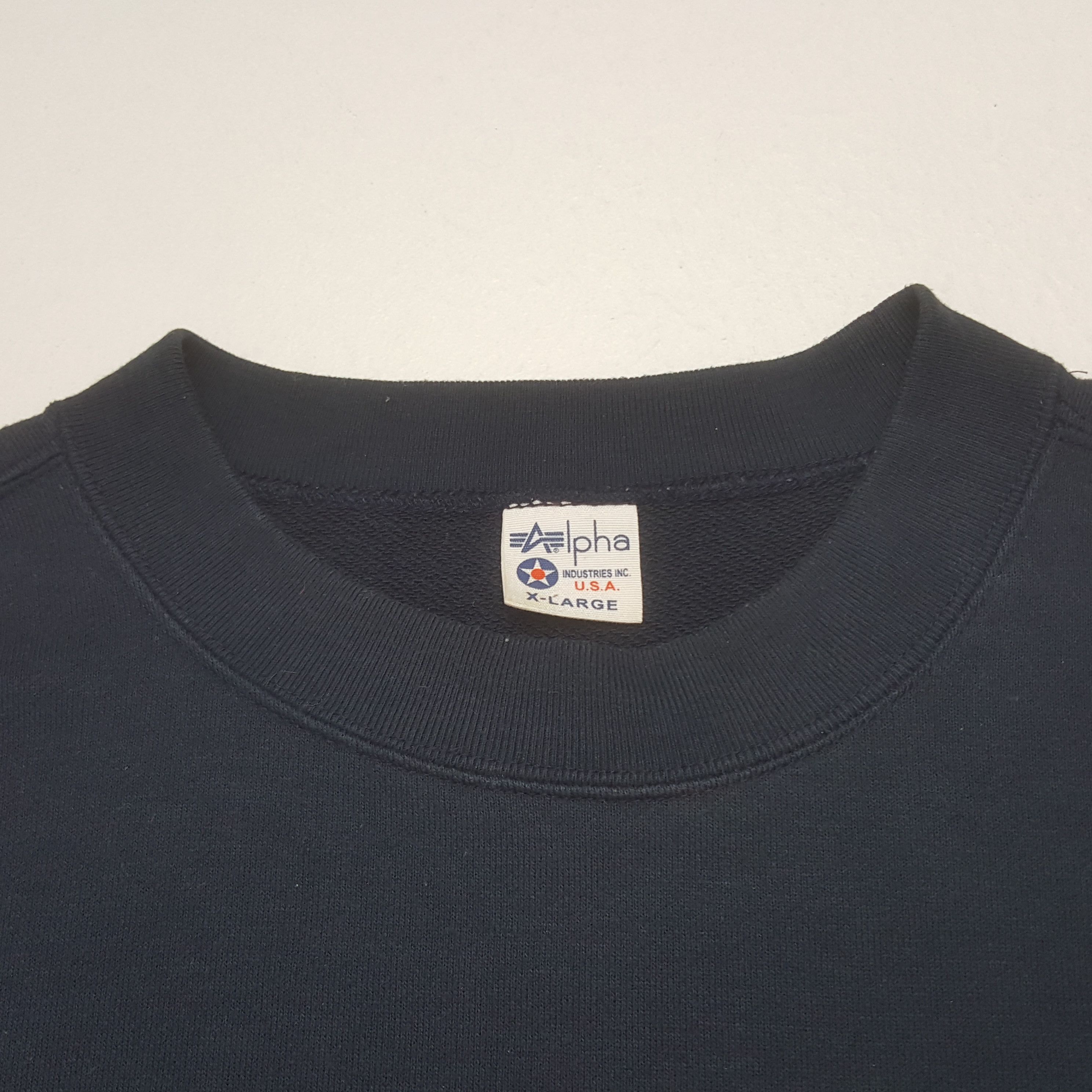 Alpha Industries Vintage Alpha Industries Sweatshirt Size M / US 6-8 / IT 42-44 - 4 Thumbnail