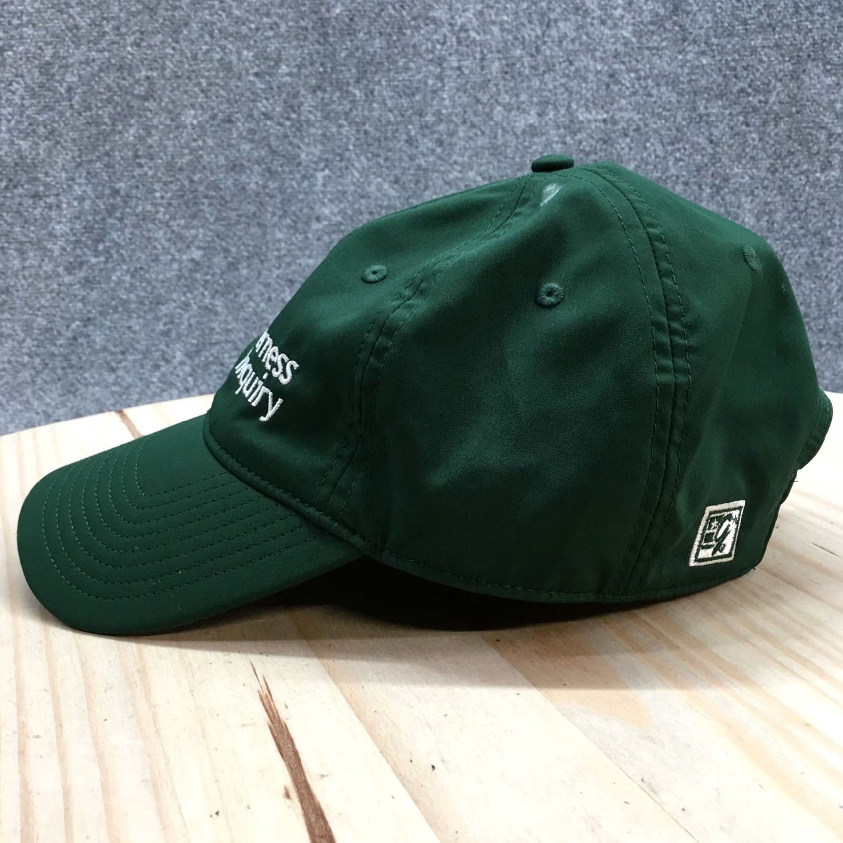 Vintage Wilderness inquiry The Game Baseball Cap Hat Mens One Size Green Adjustable Embroidered Size ONE SIZE - 4 Thumbnail