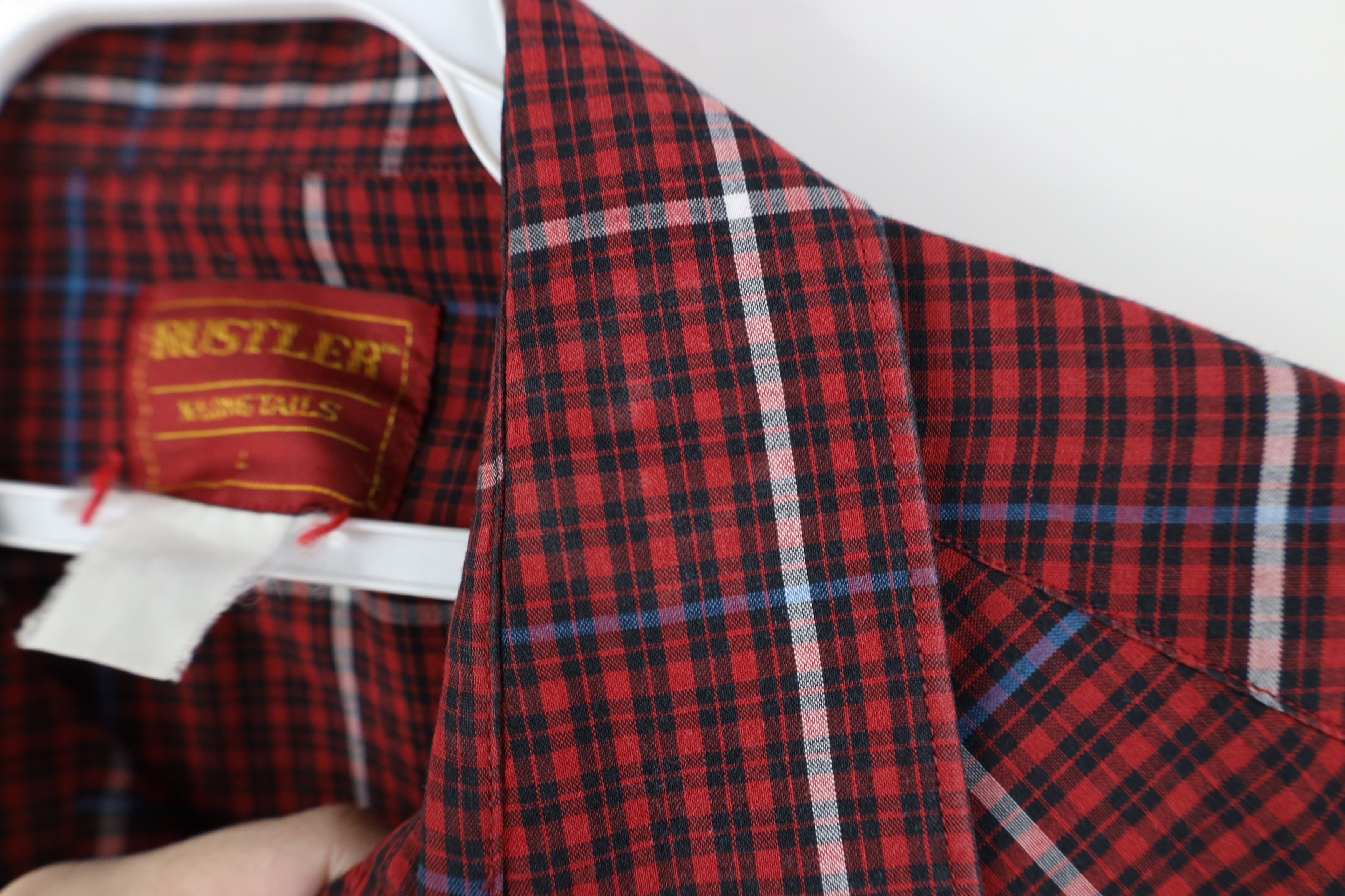 Vintage Vintage 80s 90s Rockabilly Cowboy Snap Button Shirt Plaid Size US L / EU 52-54 / 3 - 8 Thumbnail