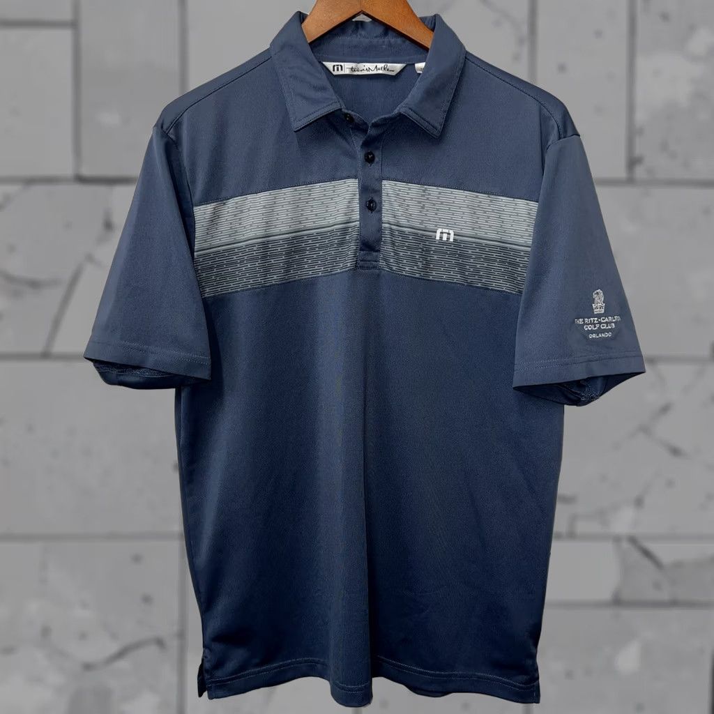 TravisMathew VINTAGE Travis Mathew Polo Shirt Mens Size M Blue Polo Shirt Mens M Blue Travis Mathew Size US M / EU 48-50 / 2 - 1 Thumbnail