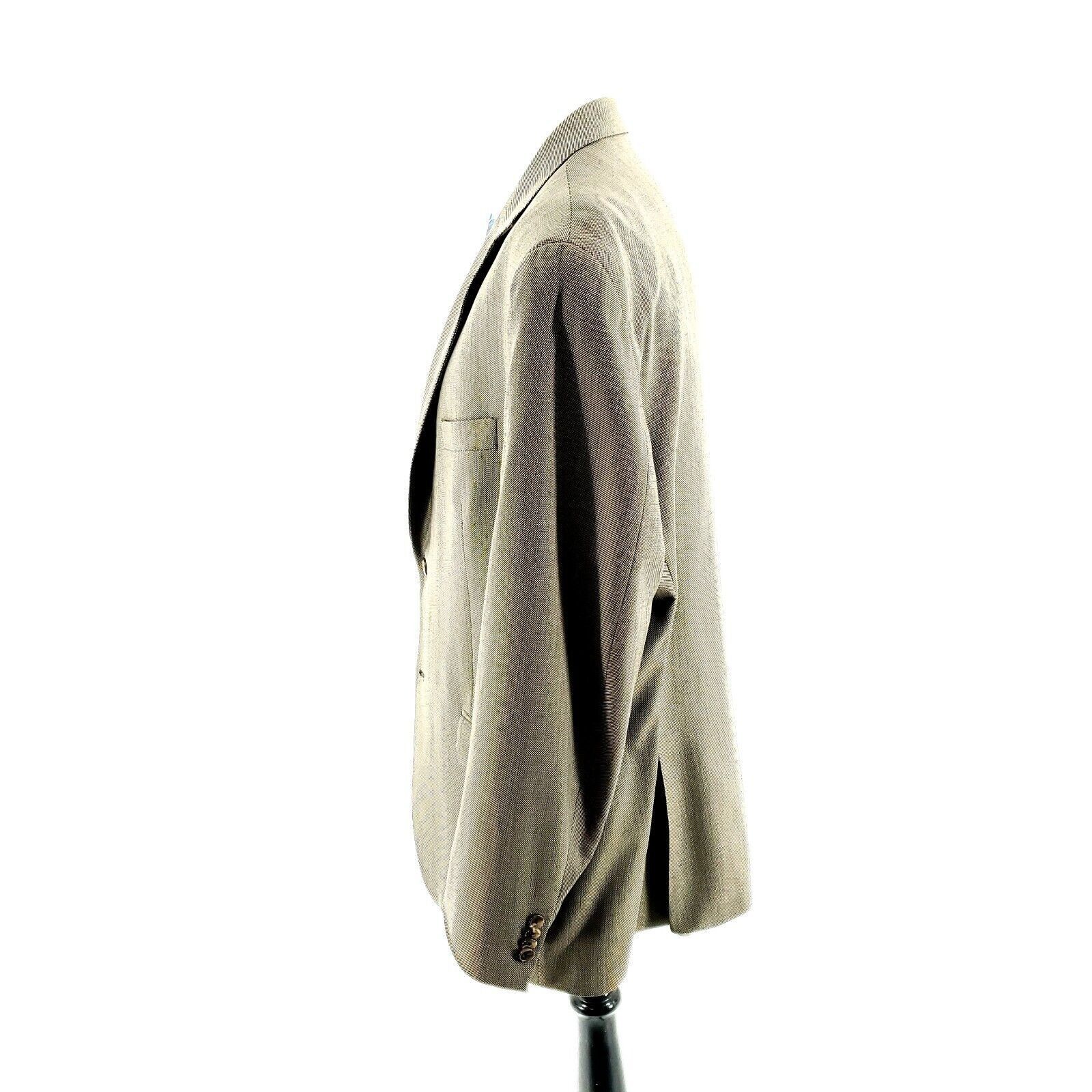 Michael Kors Michael Kors Wool 2 Button Blazer 44R Or Slim 46R Green Tan Size 44R - 4 Thumbnail