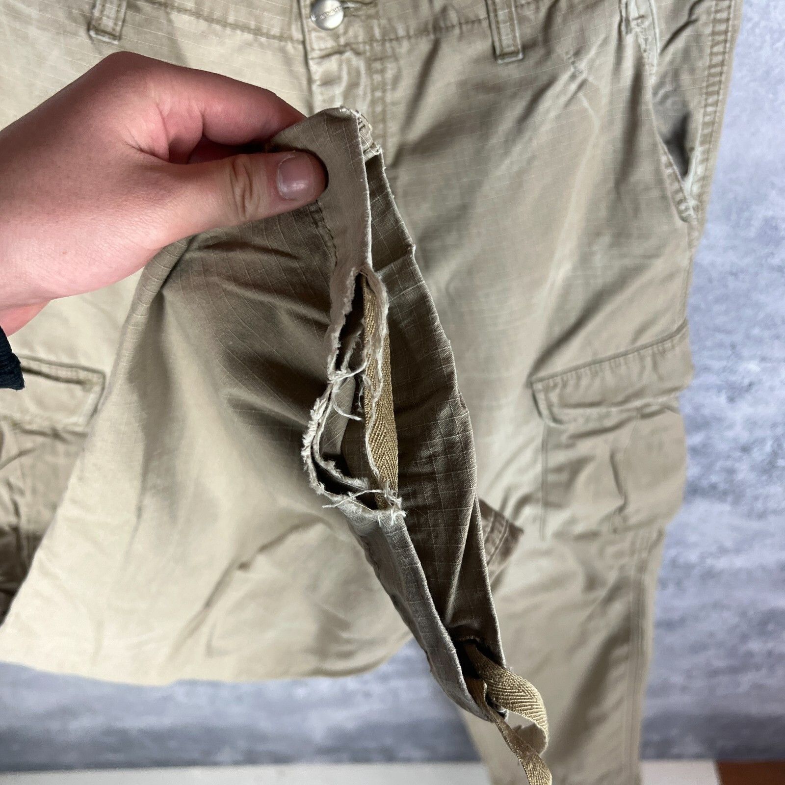 Carhartt Carhartt Cargo Pants Men's Size 34 Beige ` Size US 34 / EU 50 - 14 Thumbnail