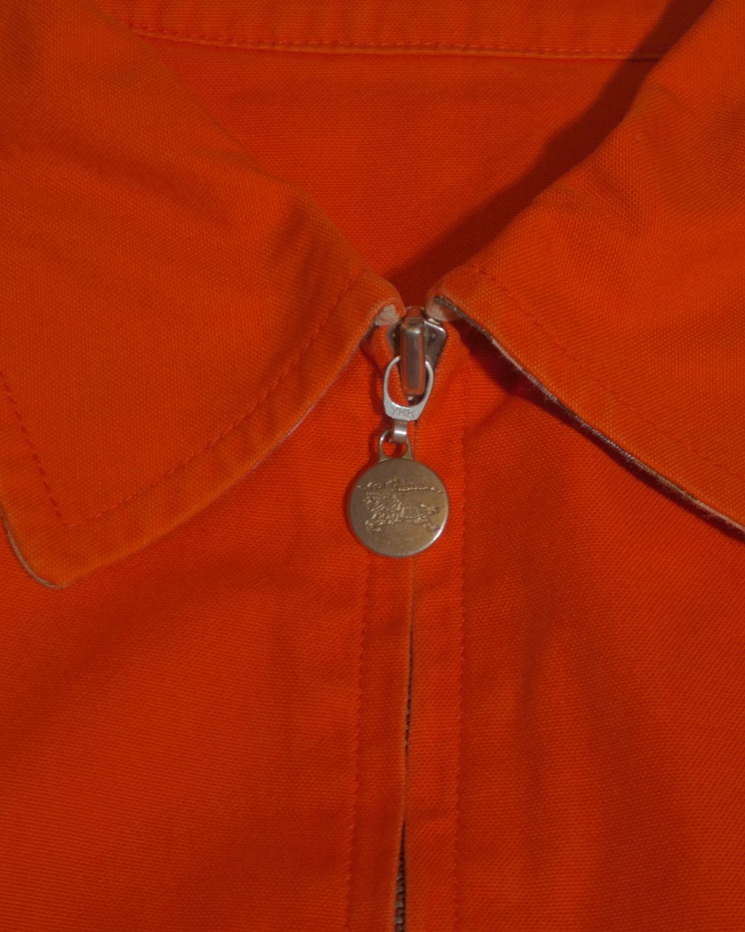 Burberry Prorsum 1980s Fireman Orange Cropped Work Jacket Size US M / EU 48-50 / 2 - 3 Thumbnail