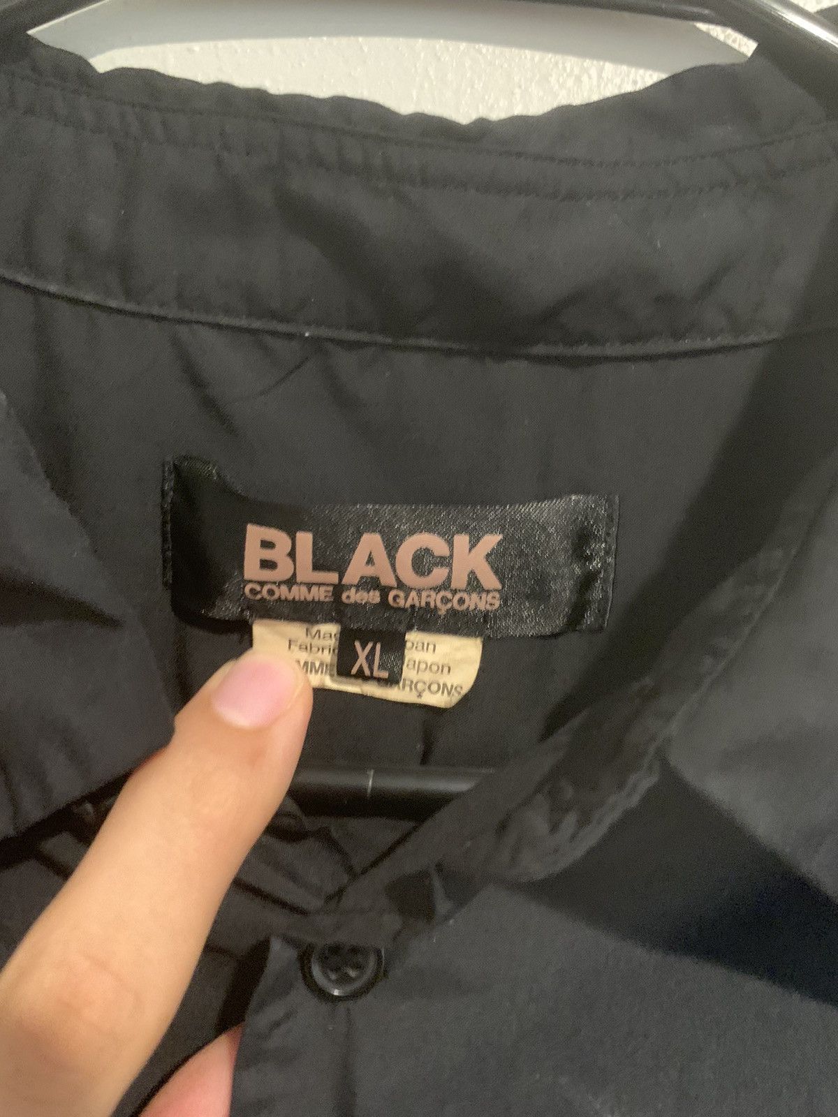 Comme des Garcons × Comme des Garcons Black CDG BLACK Zipper Shirt Size US XL / EU 56 / 4 - 4 Thumbnail