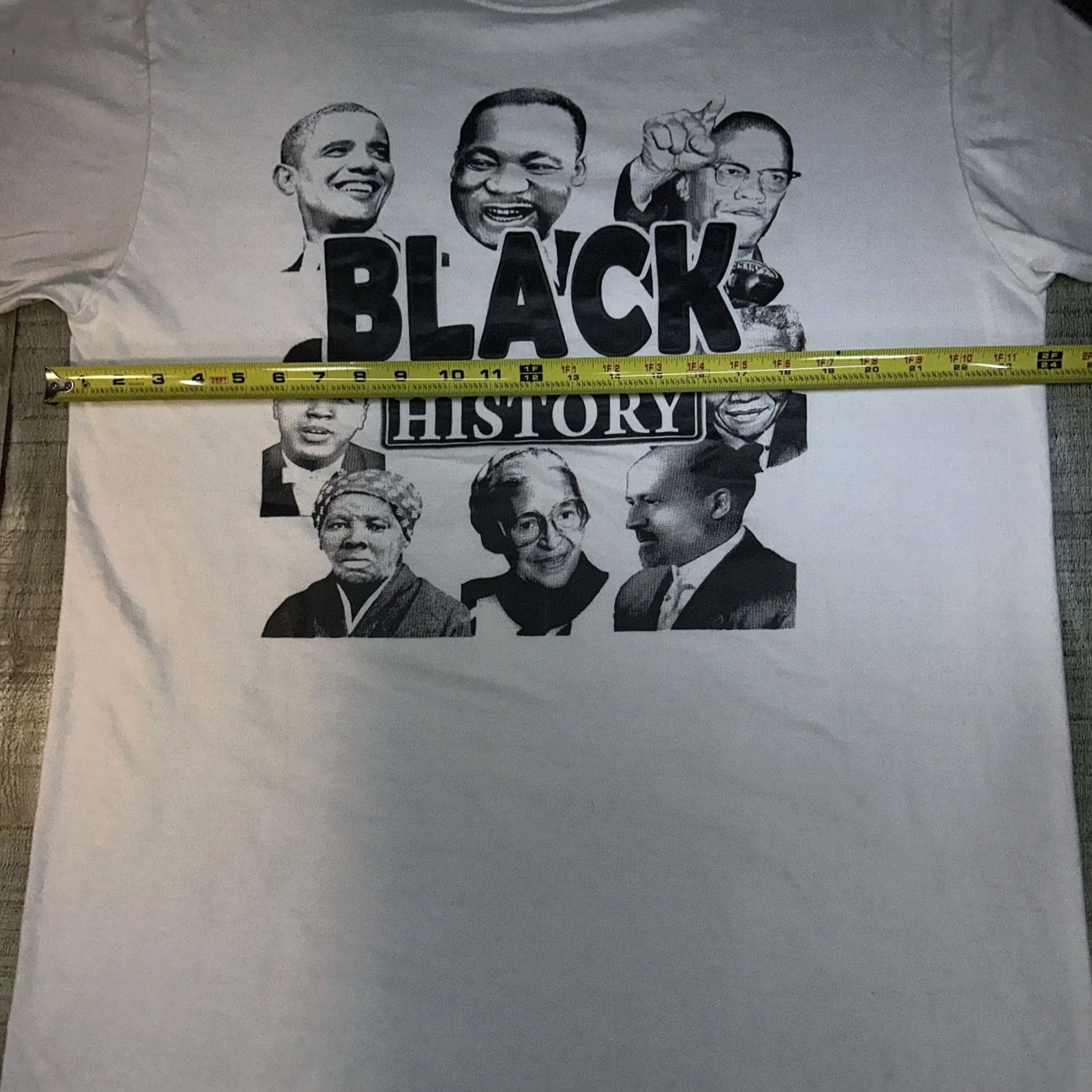 Vintage VINTAGE Black History T-Shirt 2XL White Crew Neck Short Sleeve Obama MLK Jr Graphic Print Men XXL T-Shirt Size US XXL / EU 58 / 5 - 3 Thumbnail