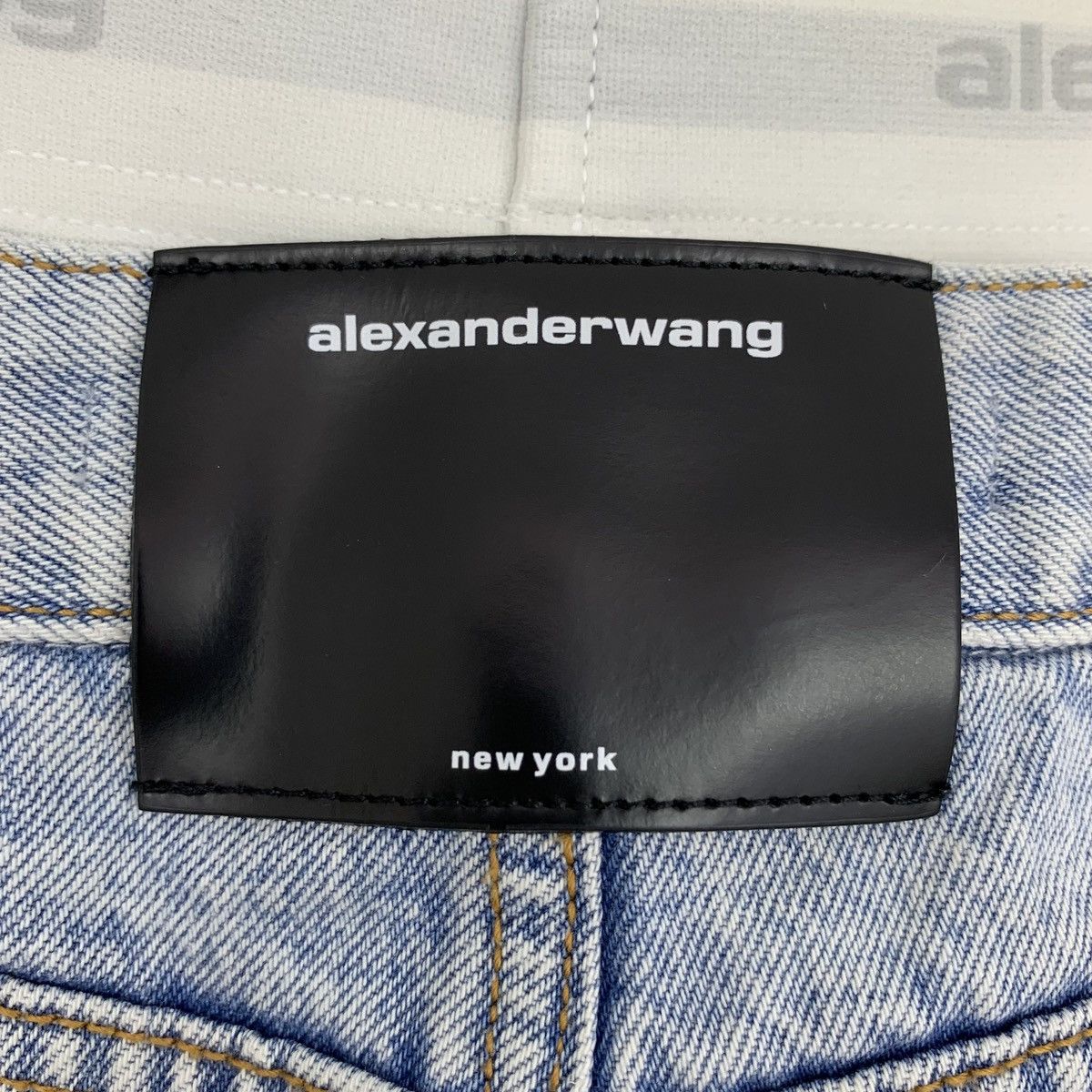 Alexander Wang Alexander Wang Light Blue Washed Cotton Casual Denim Shorts Size 26" / US 2 / IT 38 - 5 Thumbnail