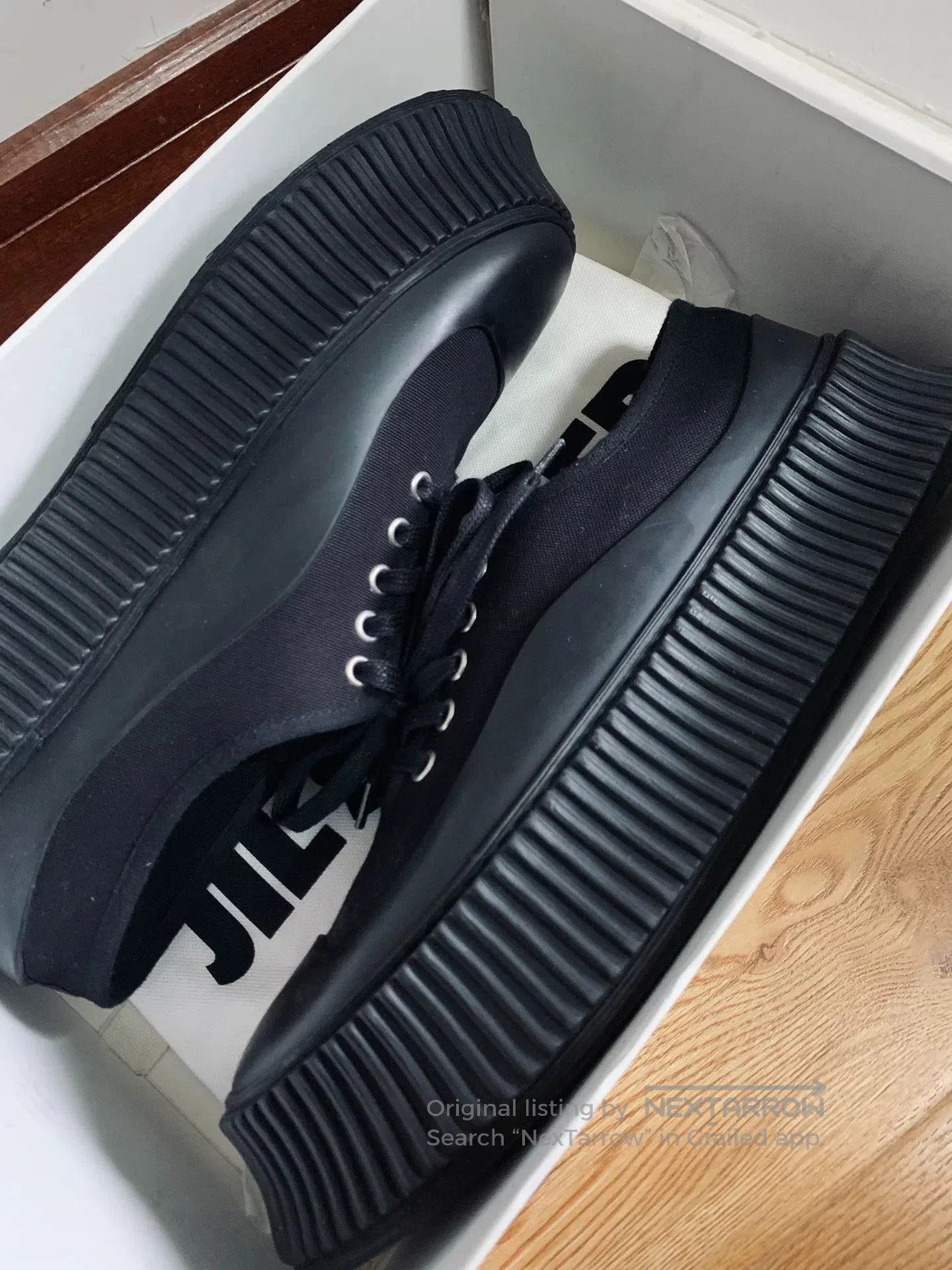 Jil Sander Jilsander Platform Chunky Sole Sneakers. Size US 8 / EU 41 - 1 Thumbnail