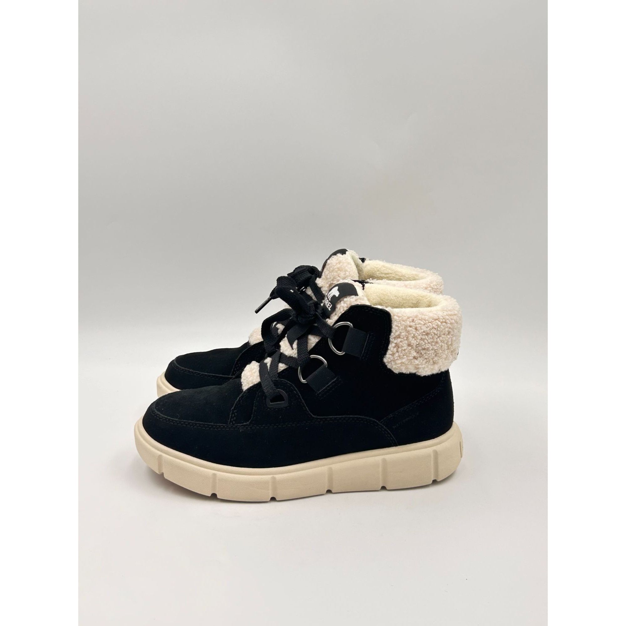 Other Sorel Explorer III NW Lace WP Boots Women 9 Black Sea Salt W Size US 9 / IT 39 - 3 Thumbnail