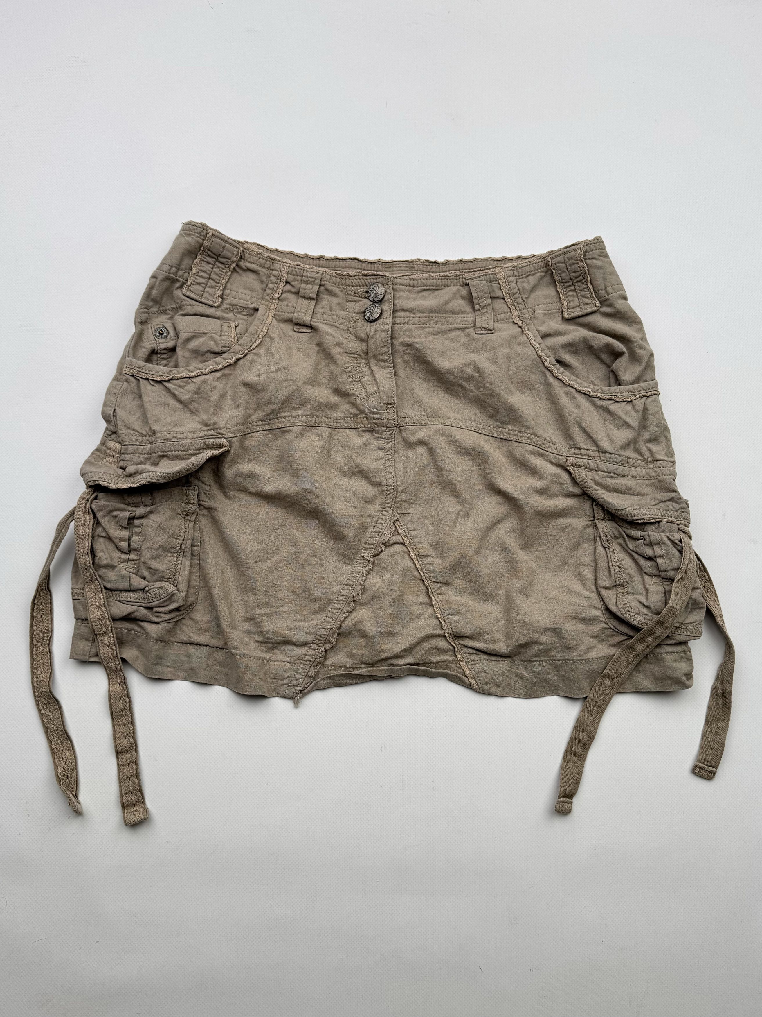 00's Cargo Mini Skirt With Bondage B95(V123)