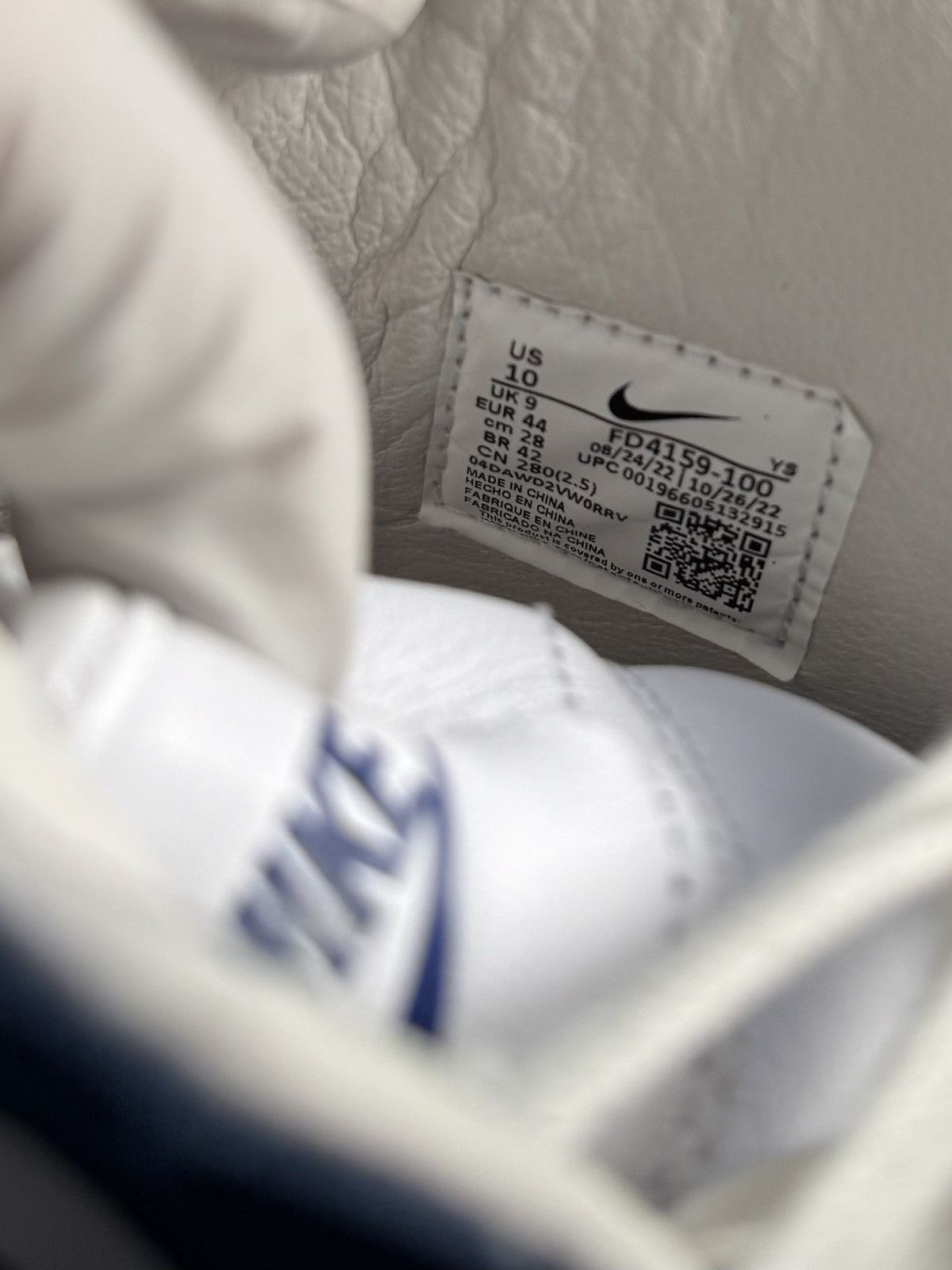 Comme des Garcons Homme Plus × Nike CDG NIKE DOVER STREET MARKET DSM TERMINATOR BLUE SNEAKERS Size US 10 / EU 43 - 9 Thumbnail