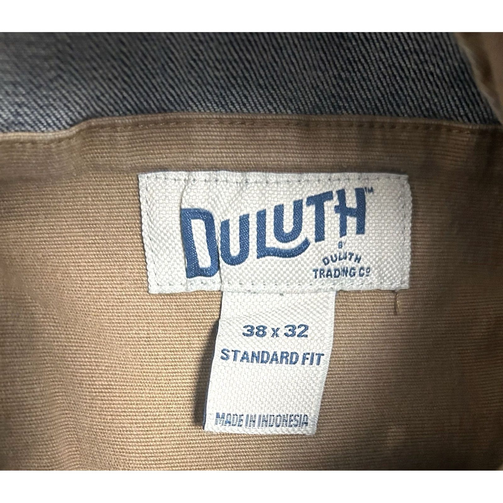 Duluth Trading Company Duluth Ballroom Double Flex Jeans 38x32 Regular Men's Denim 5-Pocket Blue Cotton Swing Cowboy Western USA 1980s–2020s Size US 38 / EU 54 - 7 Thumbnail