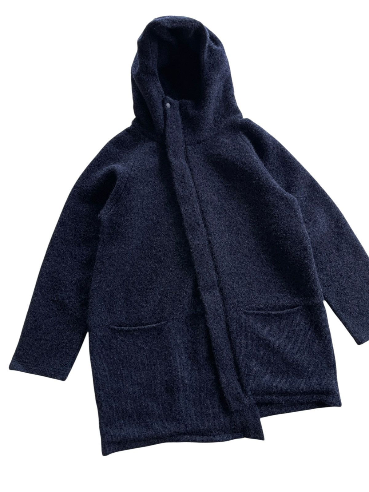 gomme Gomme Maki Hiroshige Wool Asymmetrical Hoodie Parka Size US M / EU 48-50 / 2 - 4 Thumbnail