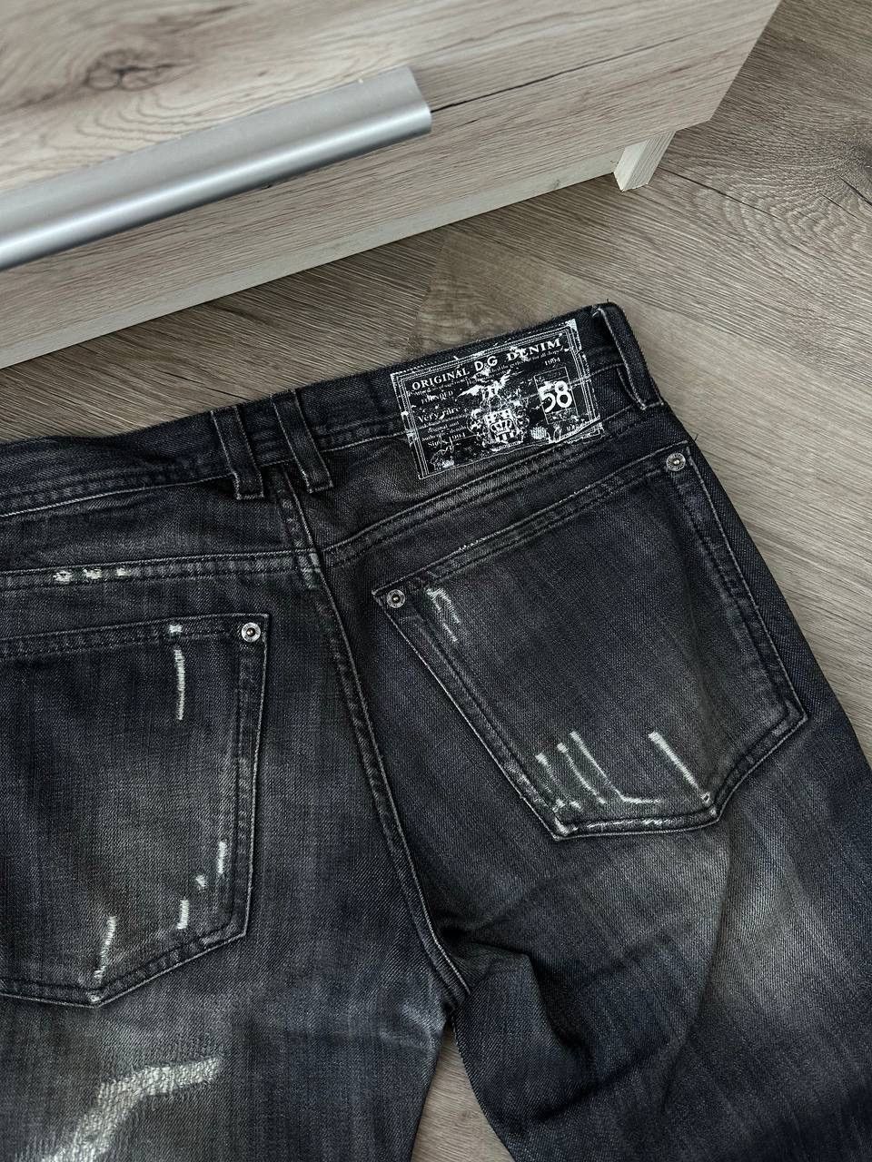 Dolce & Gabbana × Vintage Vintage Dolce Gabbana Denim Black Power Pants Size US 30 / EU 46 - 12 Thumbnail
