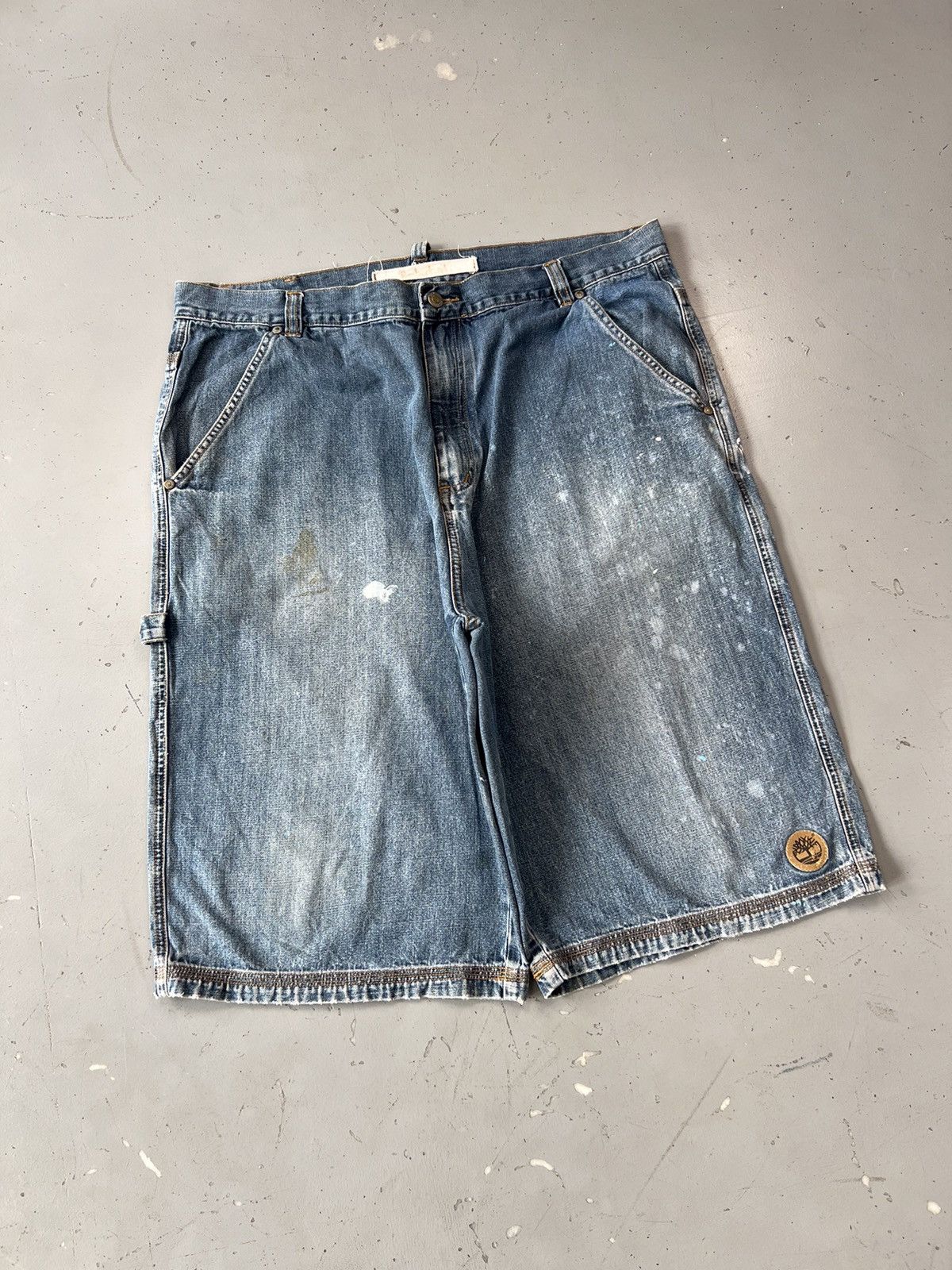 JNCO × Timberland × Vintage Rare vintage timberland Y2K denim short Size US 40 / EU 56 - 2 Thumbnail