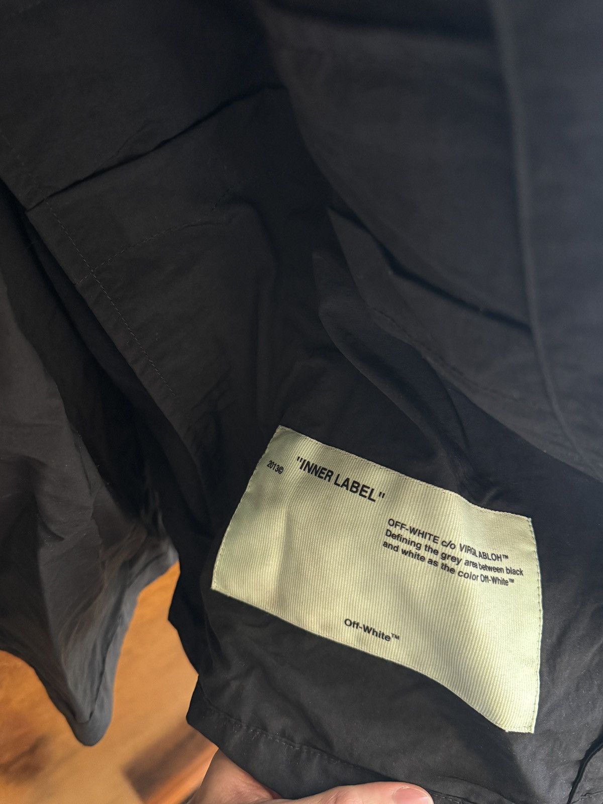 Off-White Off-White Impression Black Windbreaker Size Medium Size US M / EU 48-50 / 2 - 9 Thumbnail