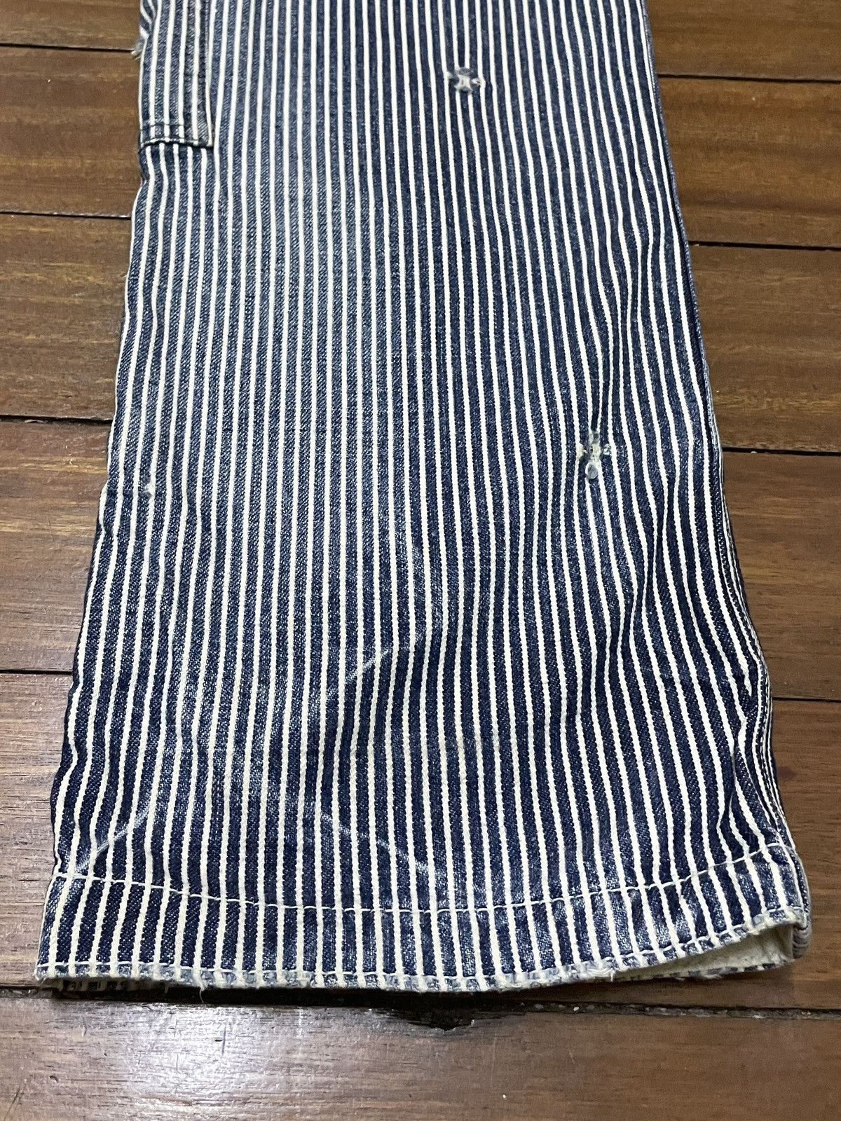 Japanese Brand × Vintage Rare Design Vintage Brand Francist Morks Hickory Pants 1990s Size US 30 / EU 46 - 8 Thumbnail