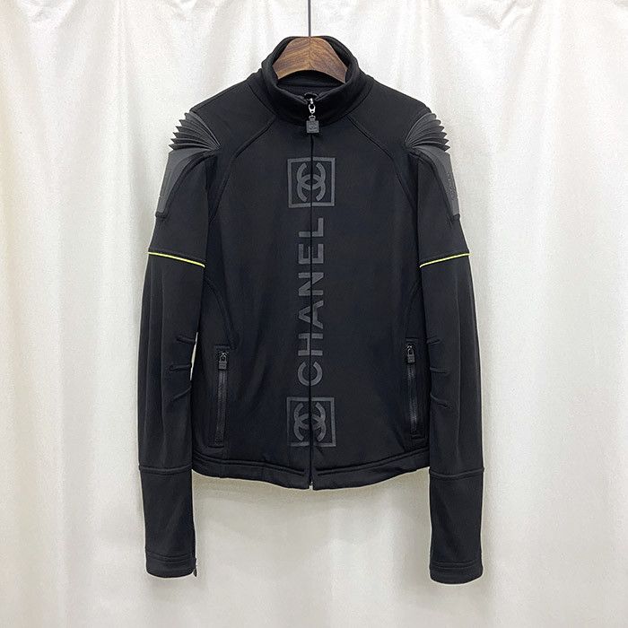 Chanel CHANEL Logo Racing Zip-Up Jacket Size M / US 6-8 / IT 42-44 - 1 Thumbnail
