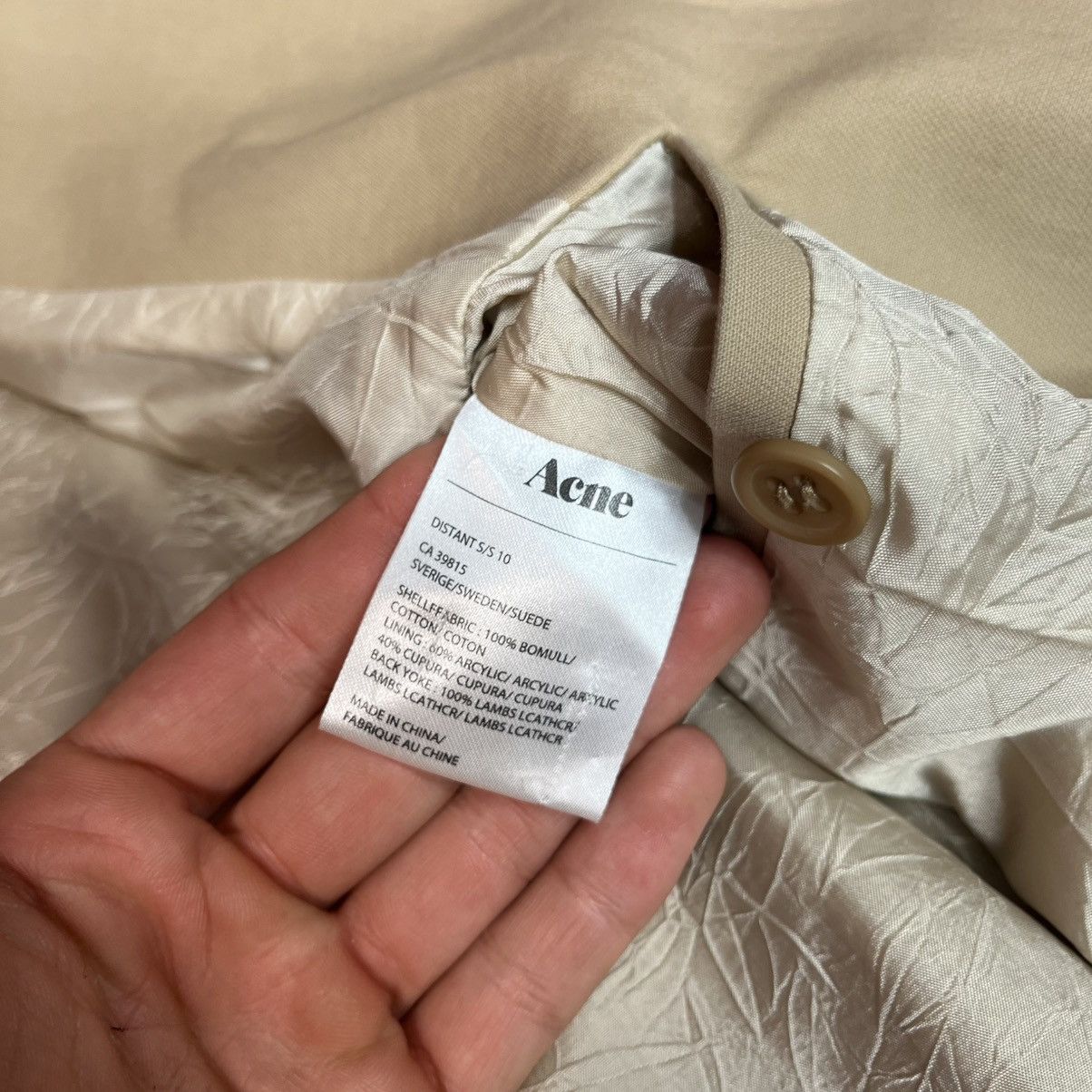 High Fashion Designer Acne Studios Belted Trench Coat
