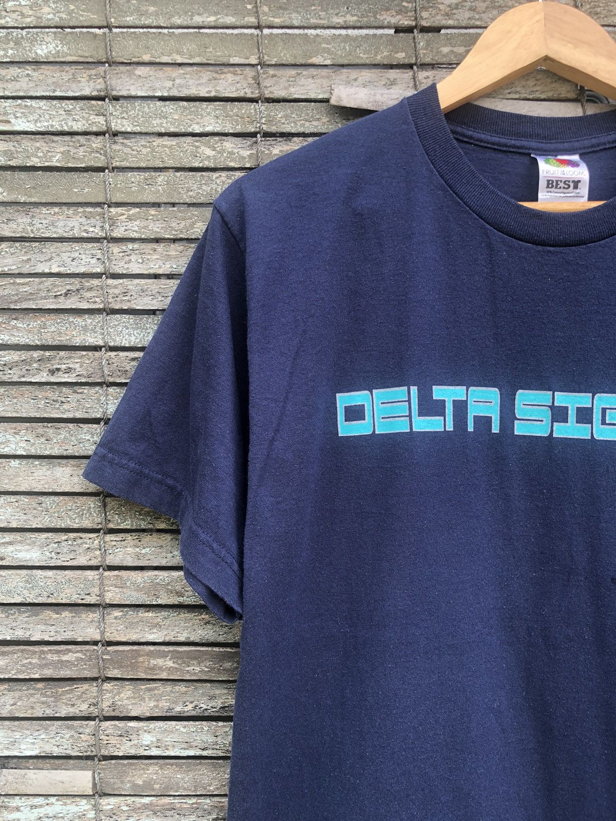 Vintage Vintage Y2K Delta Sigma P.I Backhit Tshirt Size US M / EU 48-50 / 2 - 7 Thumbnail