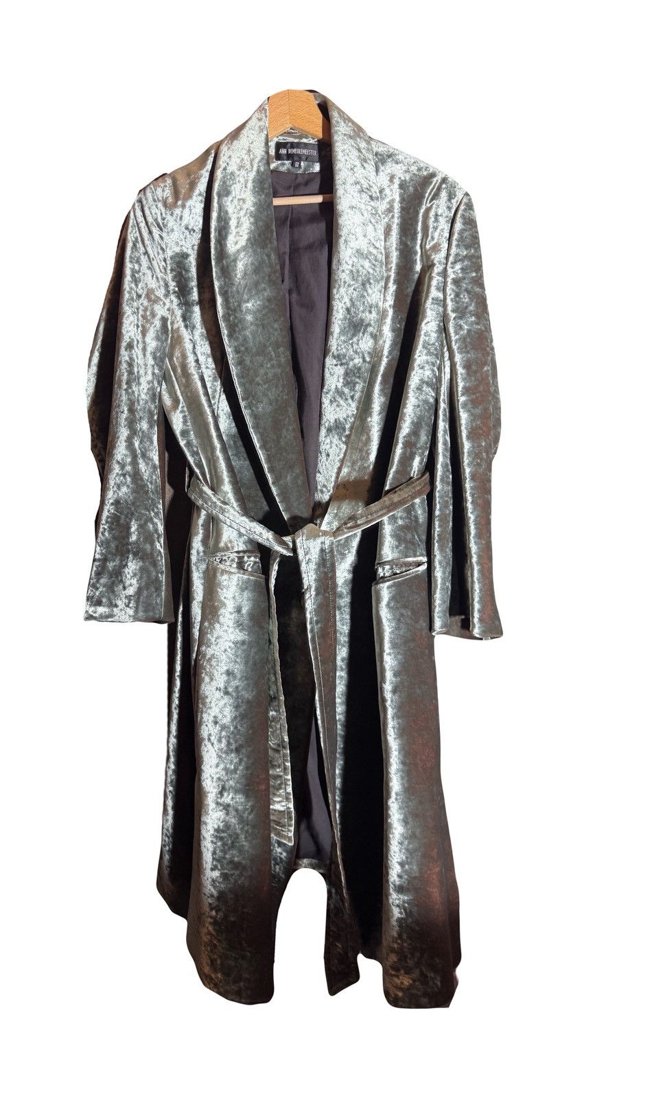Ann Demeulemeester ann demeulemeester silver coat fw20 runway unisex XS 36 Size US XS / EU 42 / 0 - 7 Thumbnail