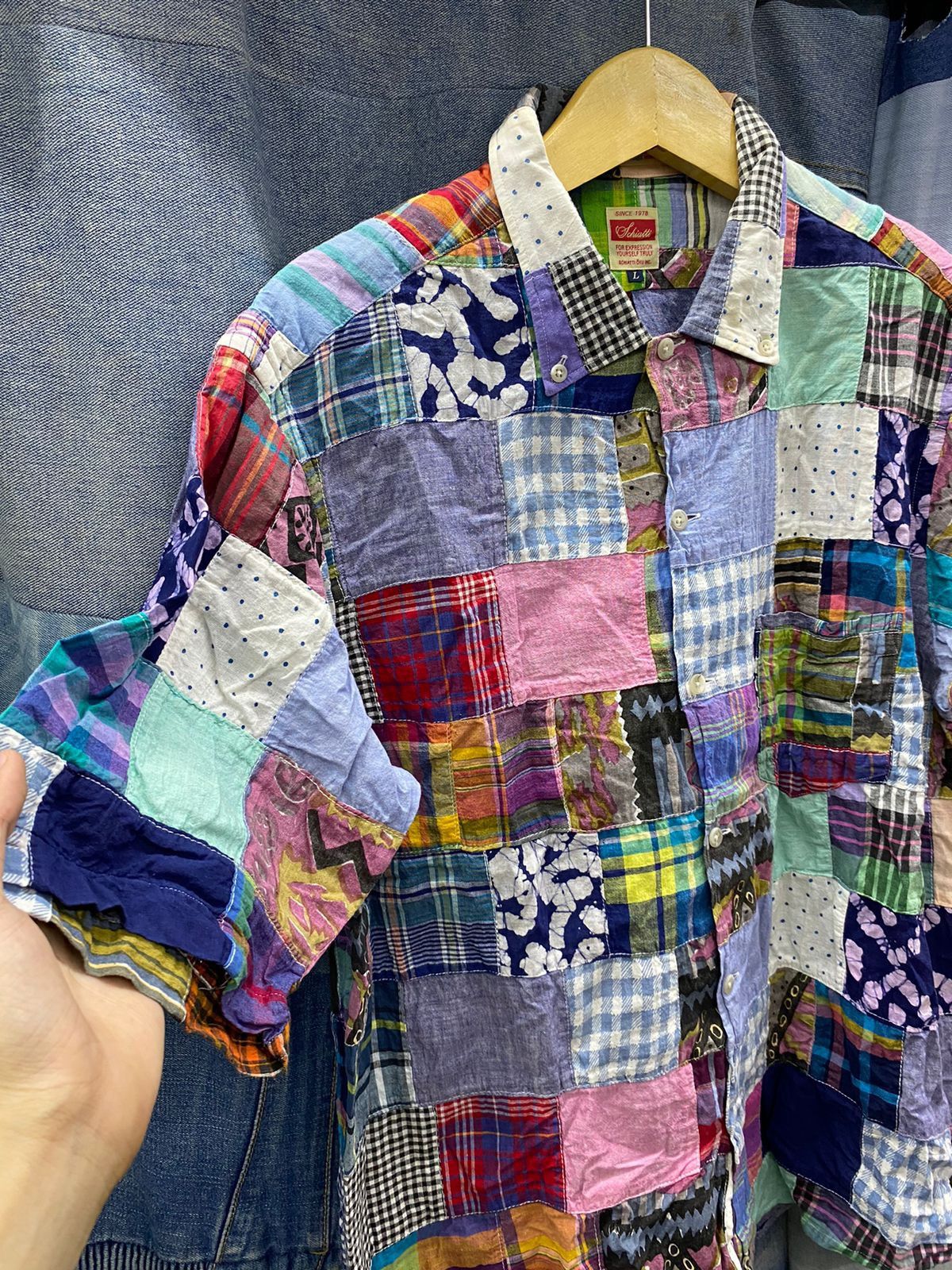 If Six Was Nine × Japanese Brand Schiatti Shirt Size US L / EU 52-54 / 3 - 5 Thumbnail