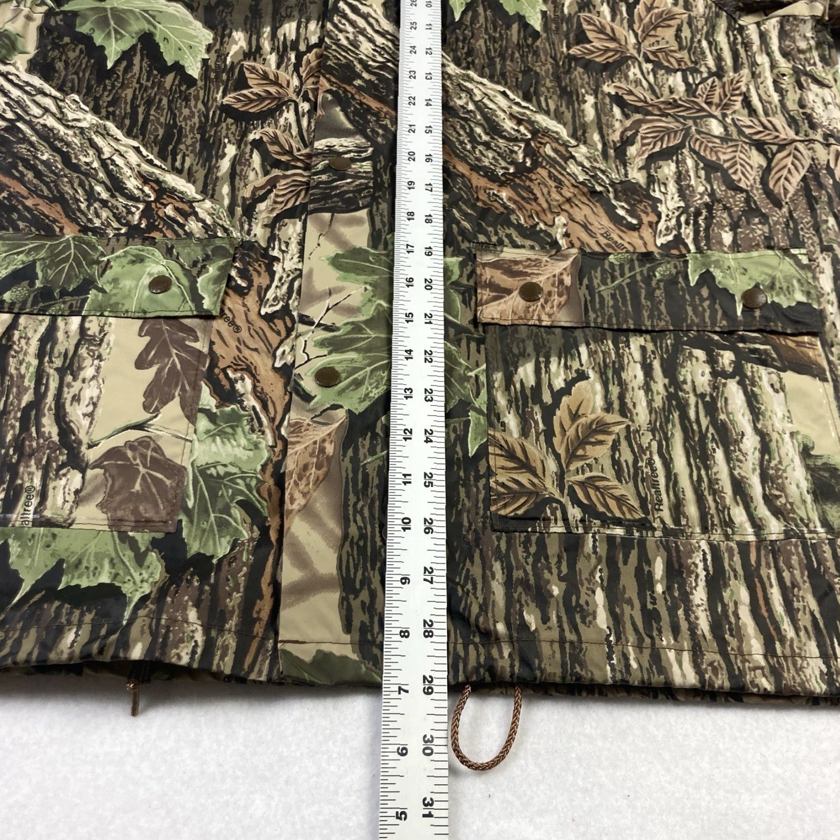 Vintage Stearns Dry Wear Hunting Jacket Mens Medium Green Realtree Camouflage Hooded Size US M / EU 48-50 / 2 - 7 Thumbnail